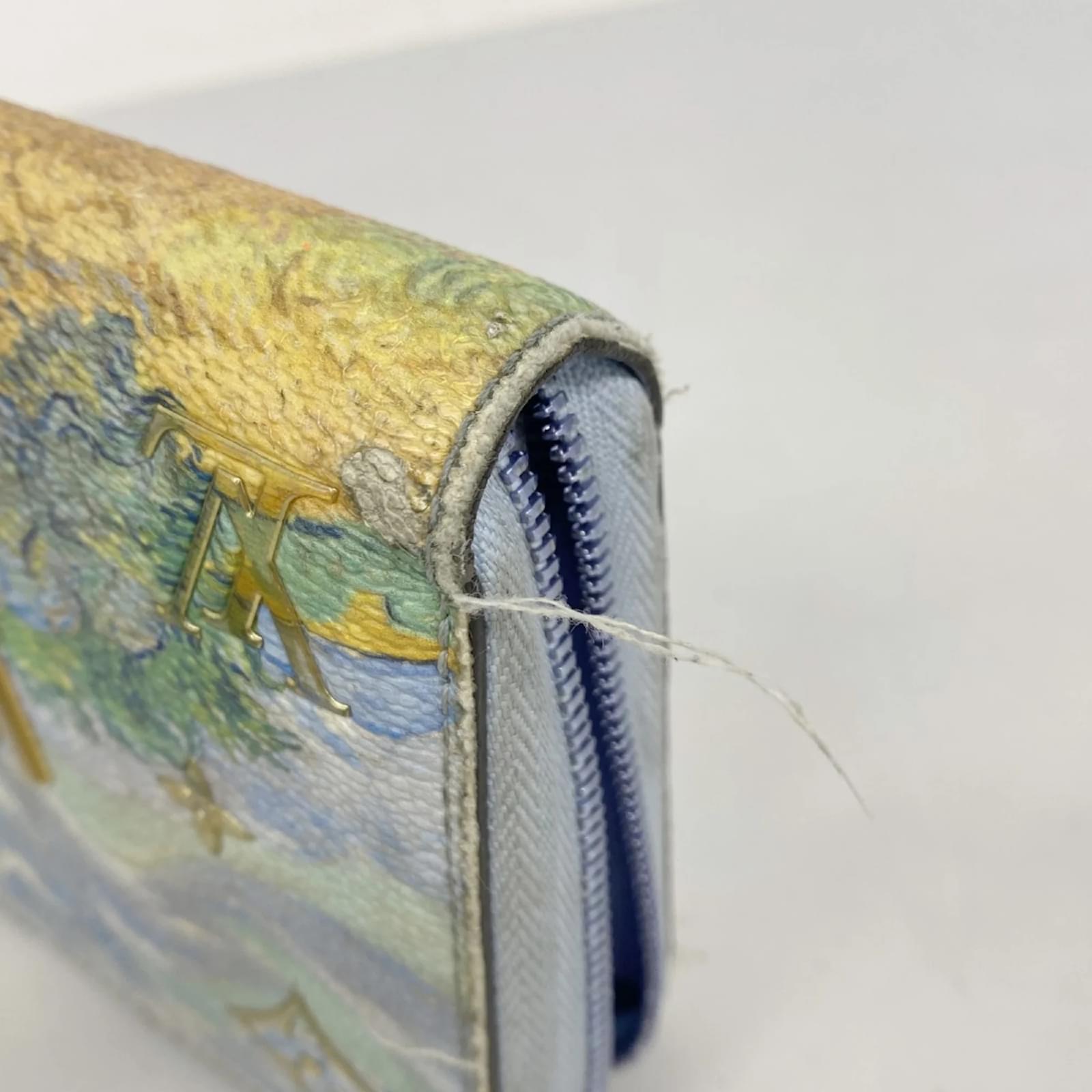 Louis Vuitton Long Wallet Monogram Certy Masters Collection Blue  ref.2344390