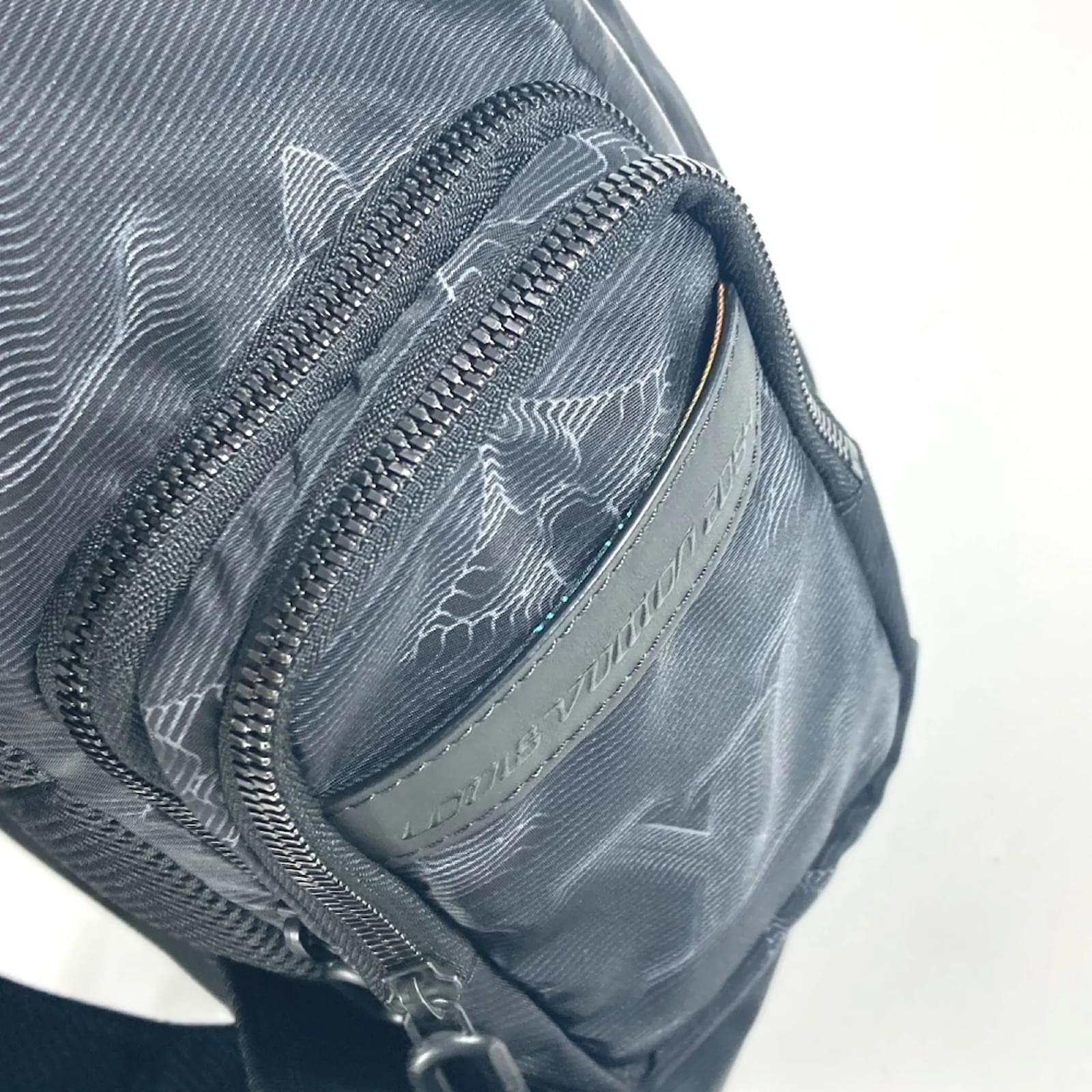 Louis Vuitton 2054 3D Monogram Mountain Backpack Black Leather Nylon  ref.2346101
