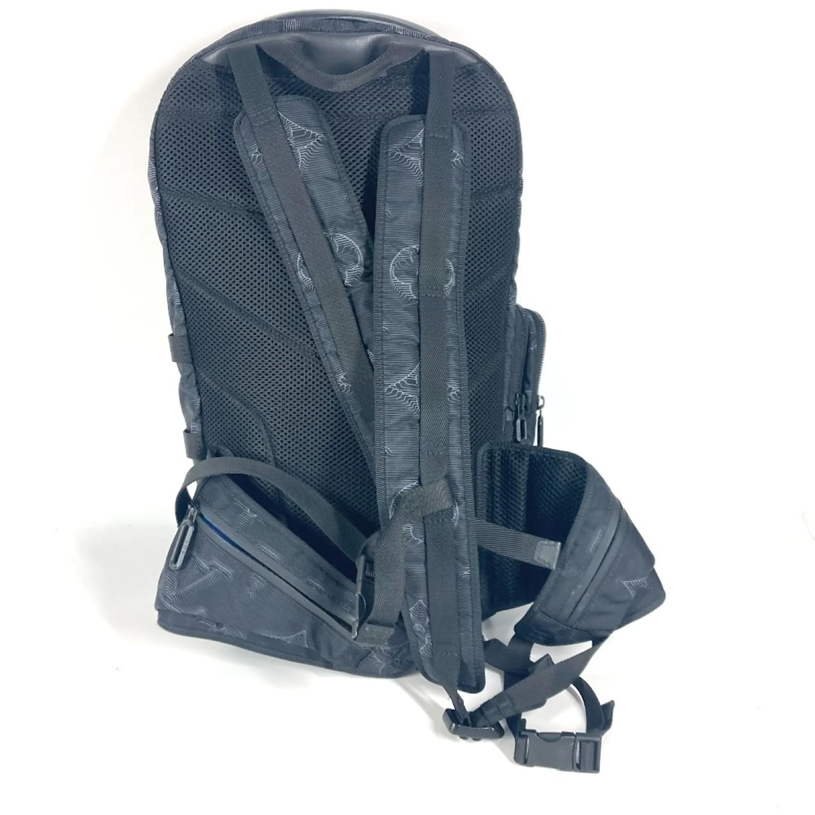 Louis Vuitton 2054 3D Monogram Mountain Backpack Black Leather Nylon  ref.2346101