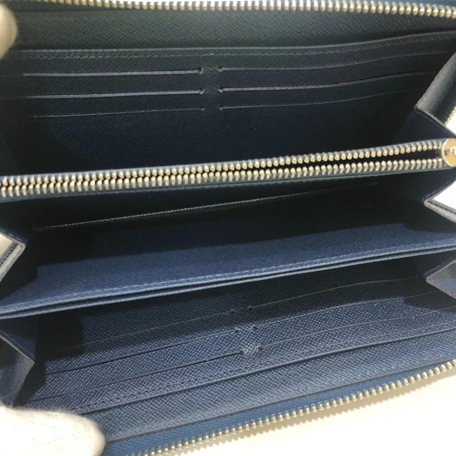 Louis Vuitton Epi Leather Long Wallet Blue  ref.2346107