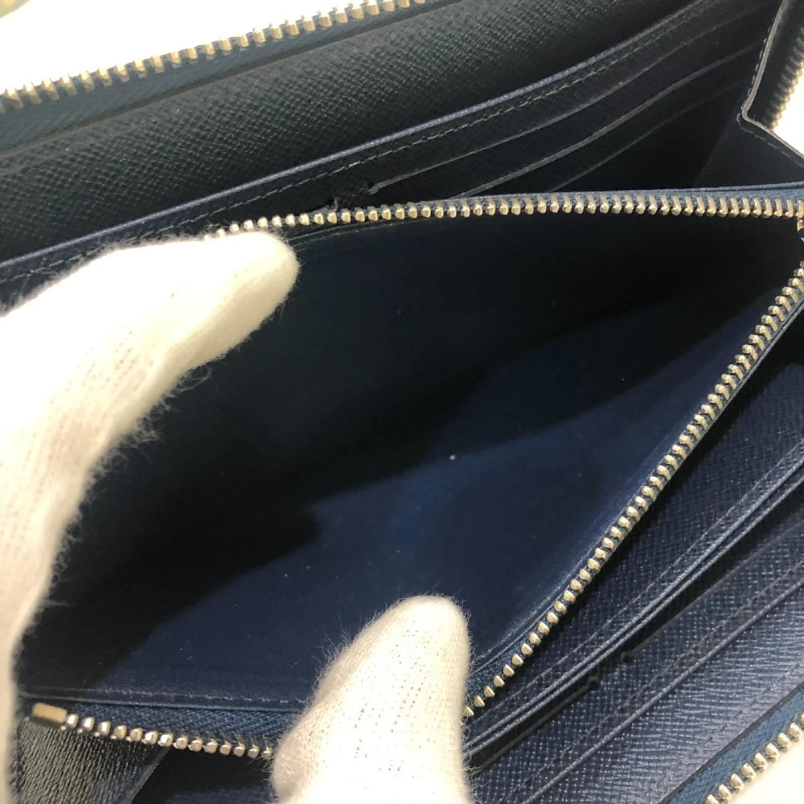 Louis Vuitton Epi Leather Long Wallet Blue  ref.2346107