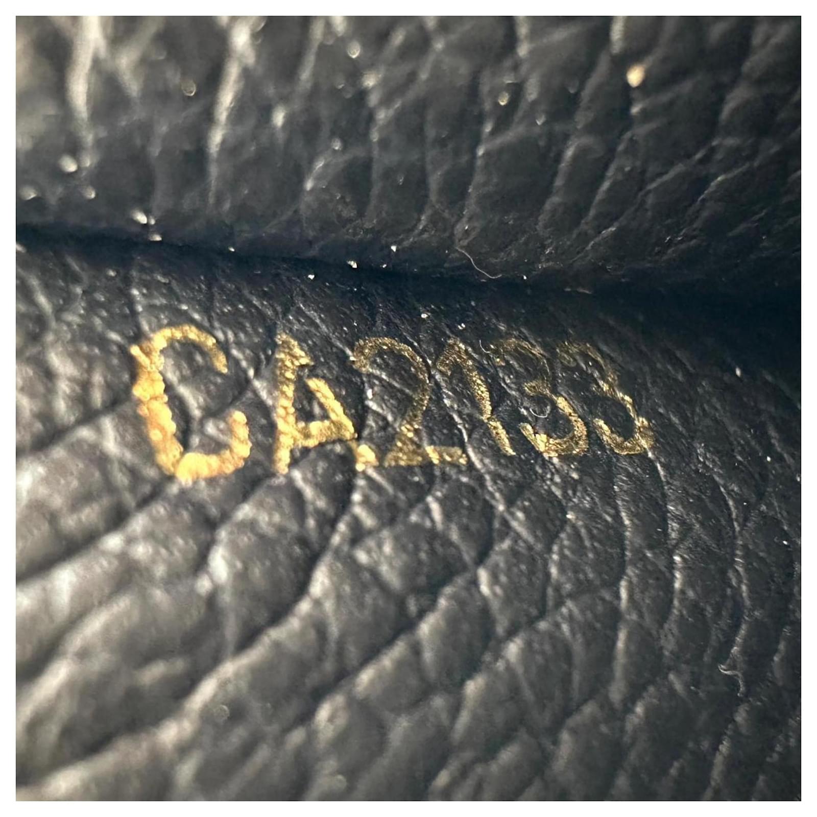 Louis Vuitton Long Wallet Tri-fold in Monogram Empreinte Navy blue Cloth  ref.2346301