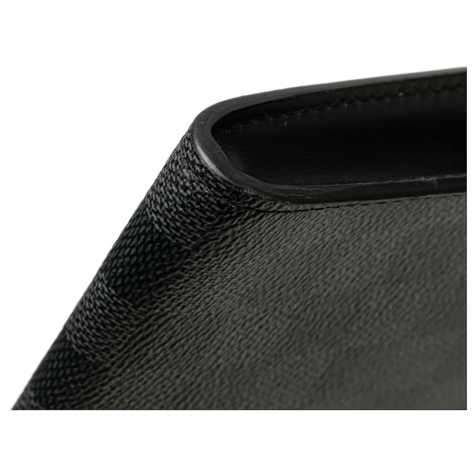 Louis Vuitton Black Damier Graphite Pochette Jour GM Cloth  ref.2346499