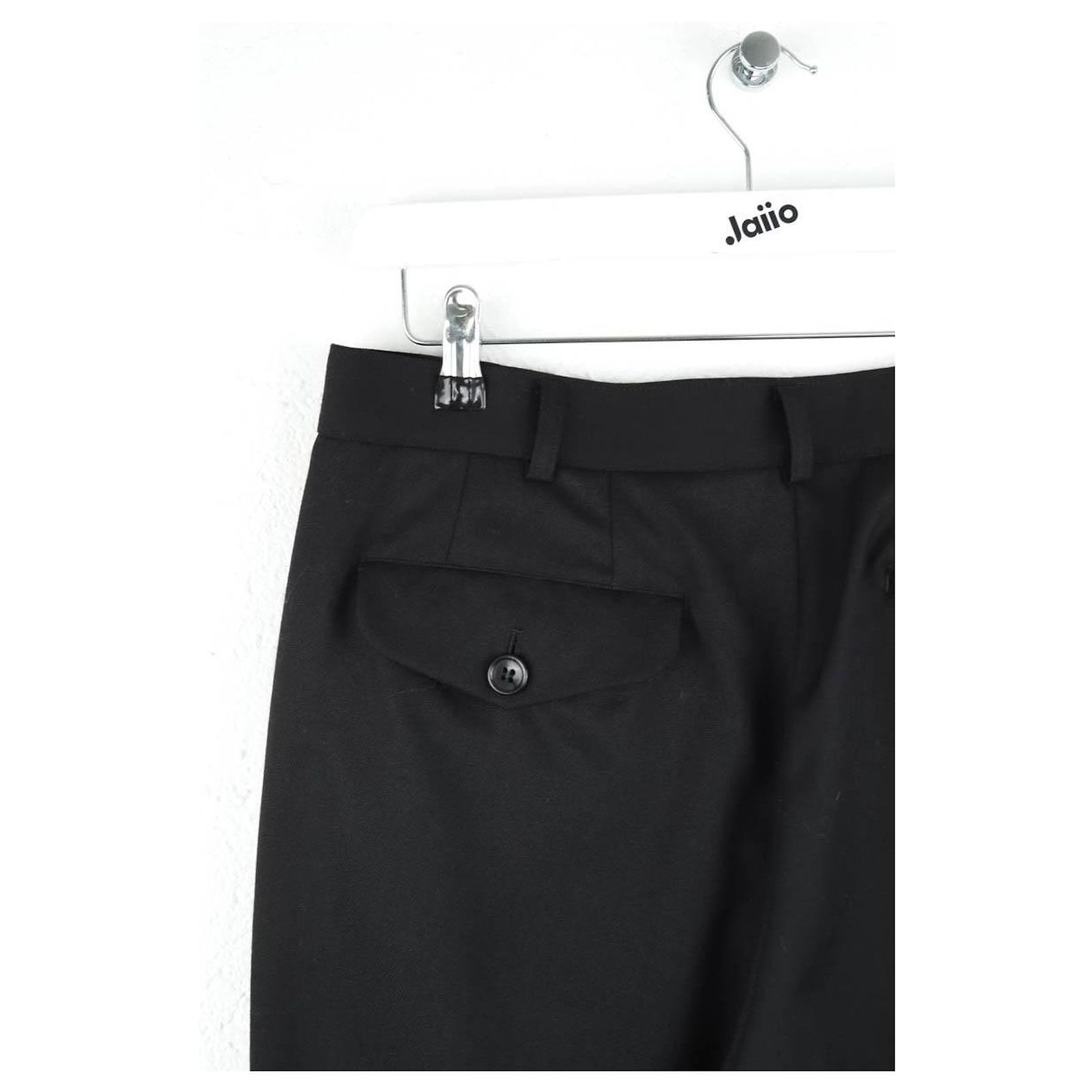 Pantalon Droit En Laine Comme Des Garçons – Taille M – Noir – Occasion Parfait état