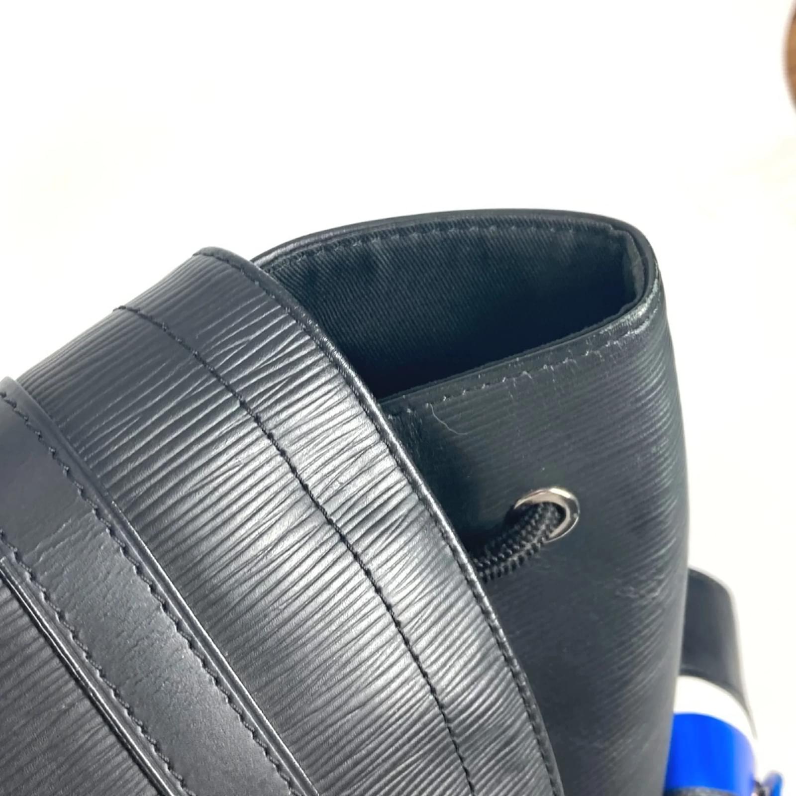 Louis Vuitton Damier Graphite Christopher PM Backpack Black Blue Cloth ref.2349621