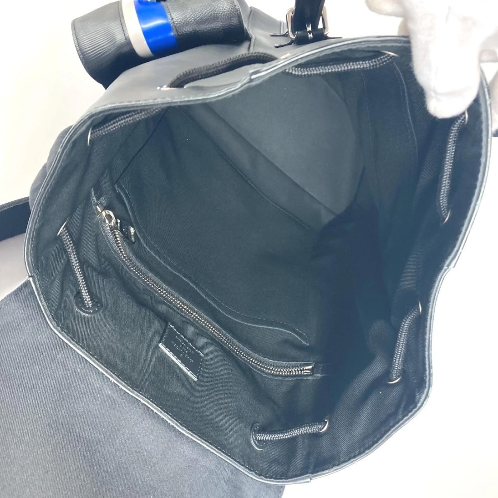 Louis Vuitton Damier Graphite Christopher PM Backpack Black Blue Cloth ref.2349621