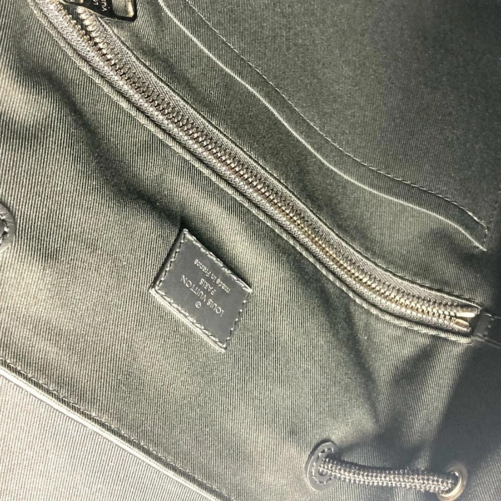 Louis Vuitton Damier Graphite Christopher PM Backpack Black Blue Cloth ref.2349621