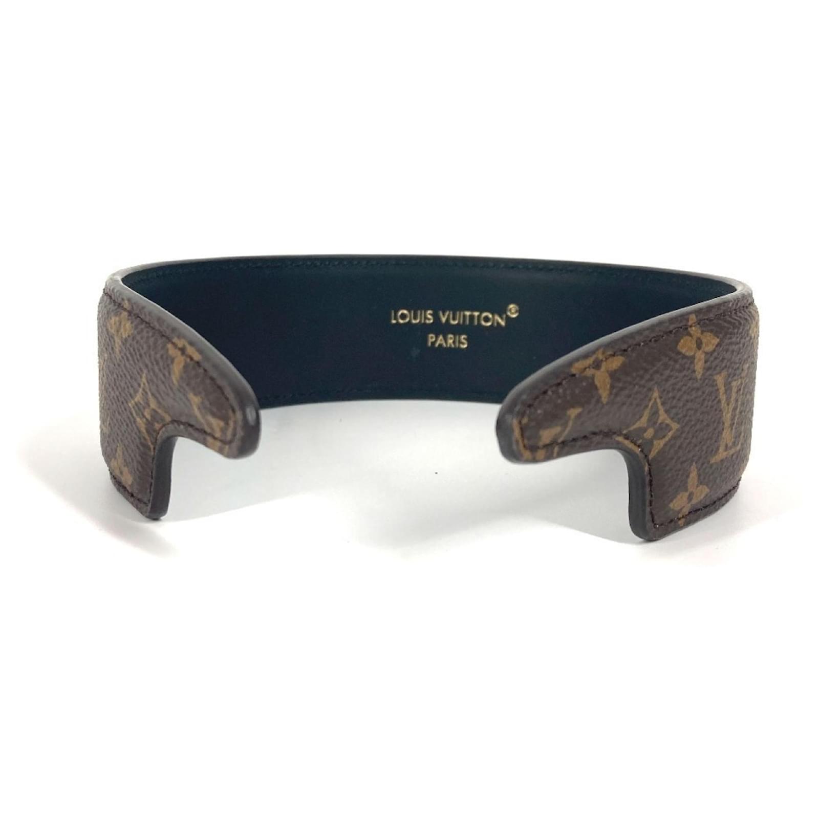 Louis Vuitton Monogram Headband Brown Patent leather