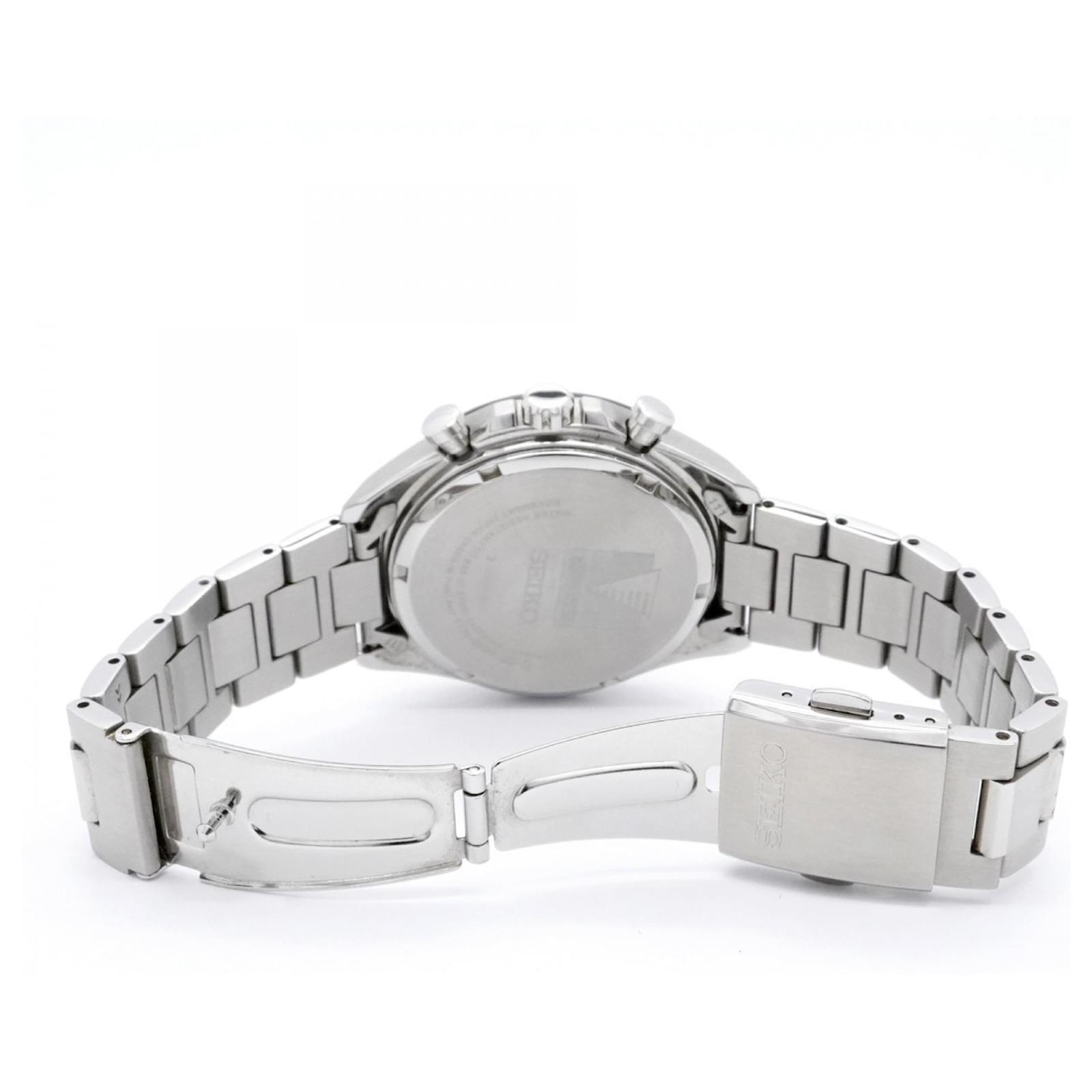 Seiko x Toyota Modellista V175-0FB0 Men's Black Dial Watch ref