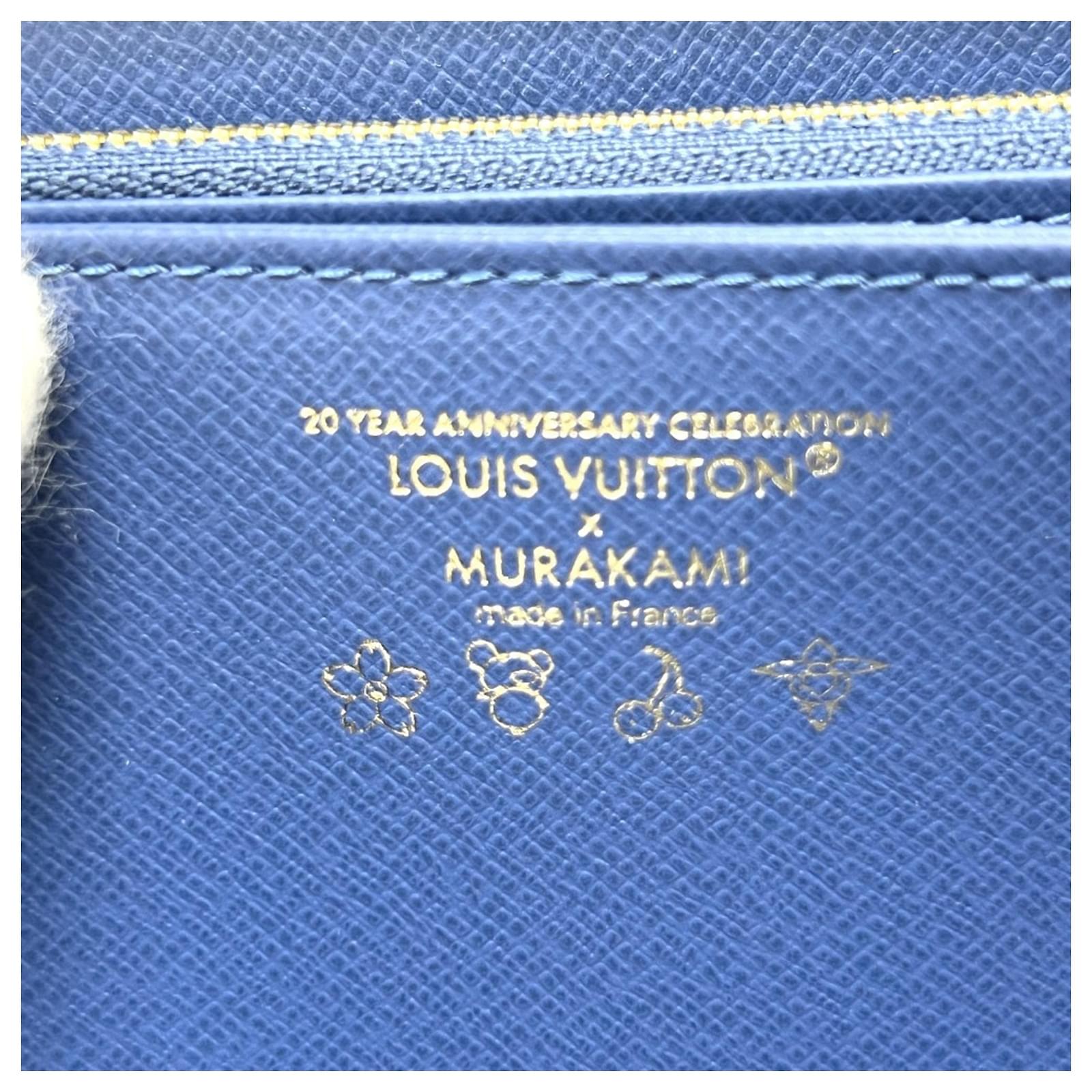 Louis Vuitton Monogram Denim Zippy Wallet Blue  ref.2350040