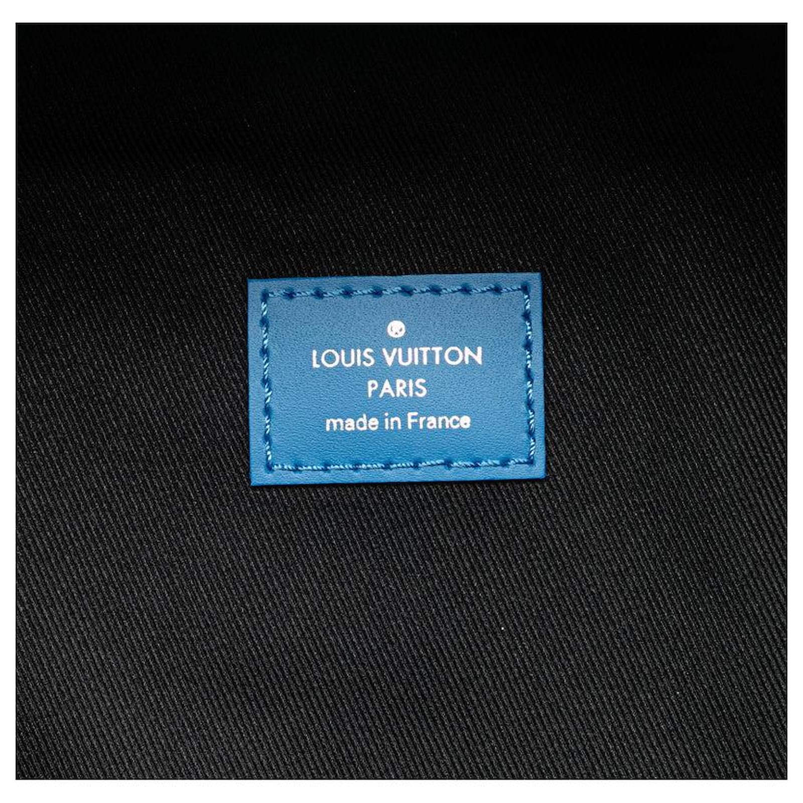 Louis Vuitton Josh Damier Graphite Giant PVC Backpack Blue Cloth ref.2352072