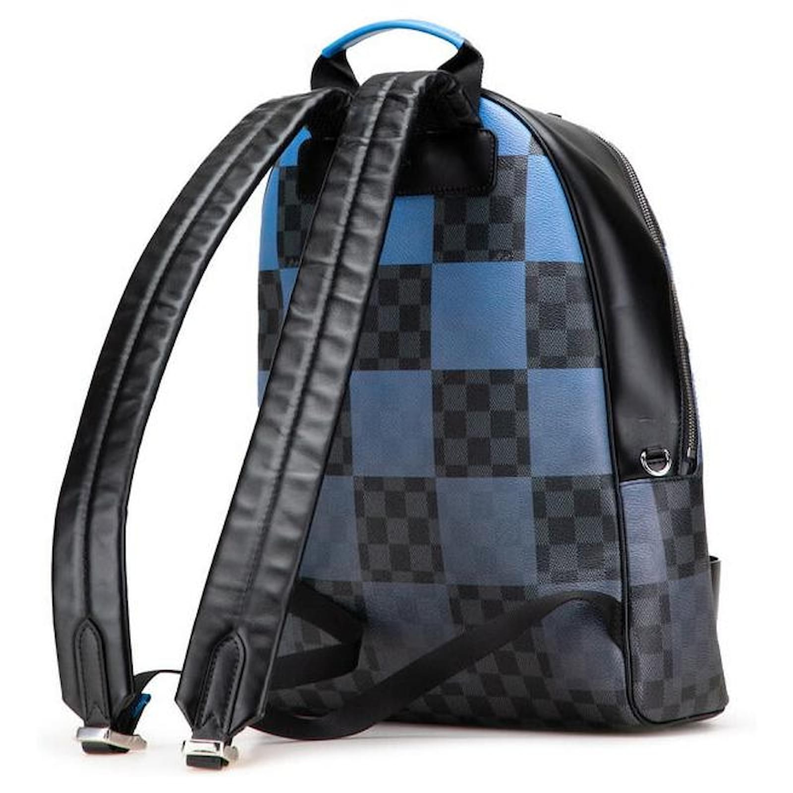 Louis Vuitton Josh Damier Graphite Giant PVC Backpack Blue Cloth ref.2352072