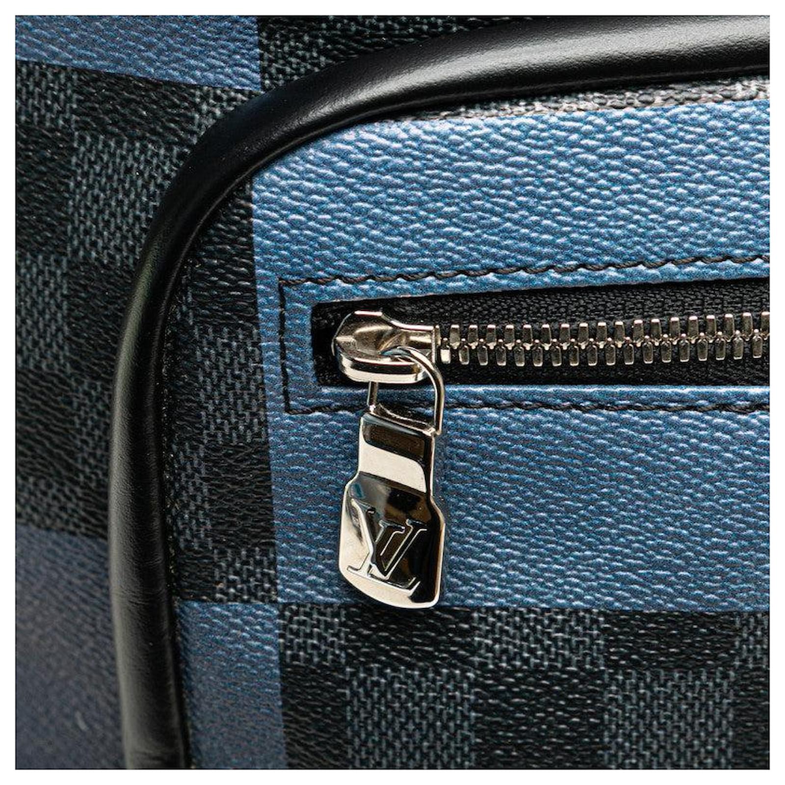 Louis Vuitton Josh Damier Graphite Giant PVC Backpack Blue Cloth ref.2352072