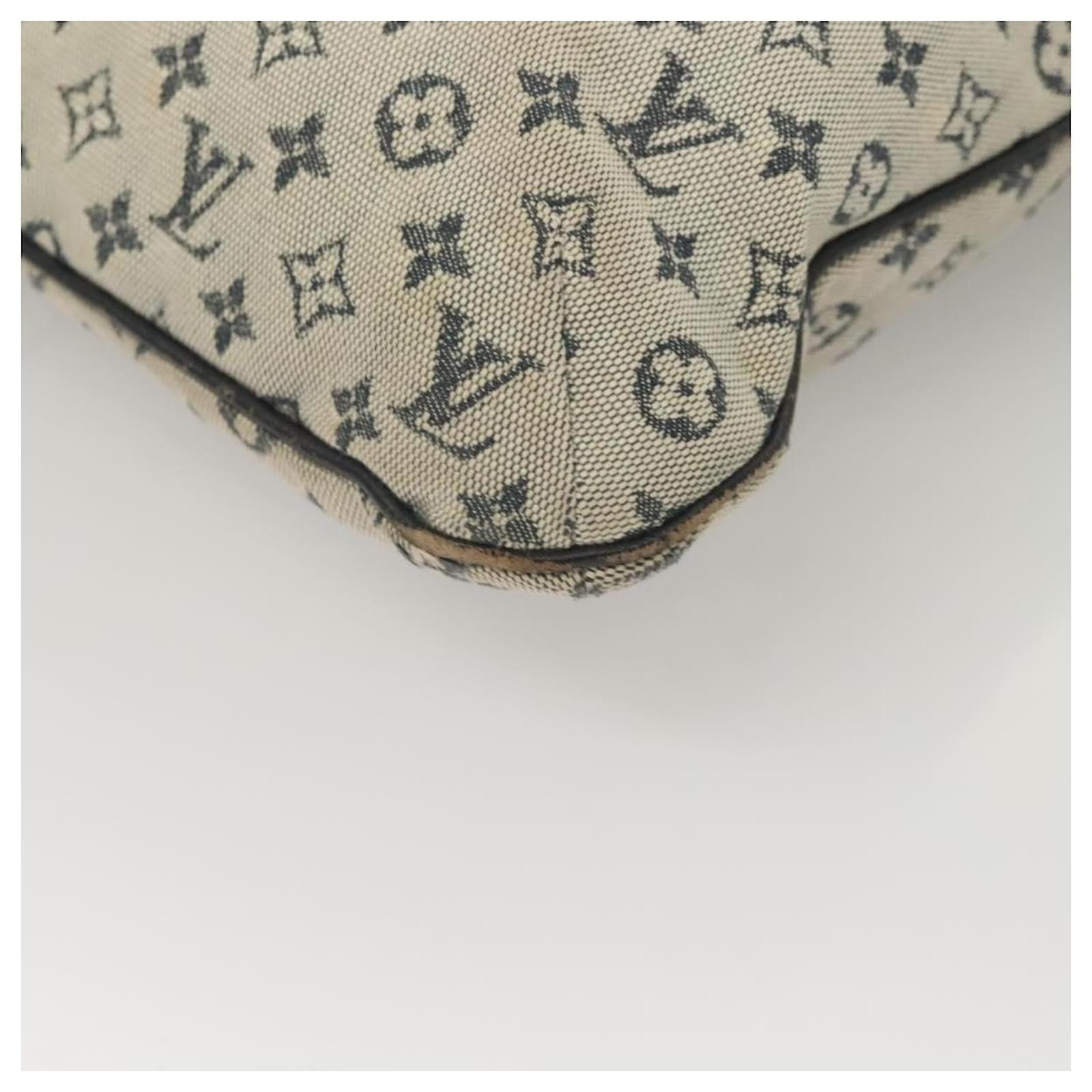 LOUIS VUITTON Monogram Mini Franoise Tote Bag 2way Blue M92208 LV Auth 129802  ref.2352957