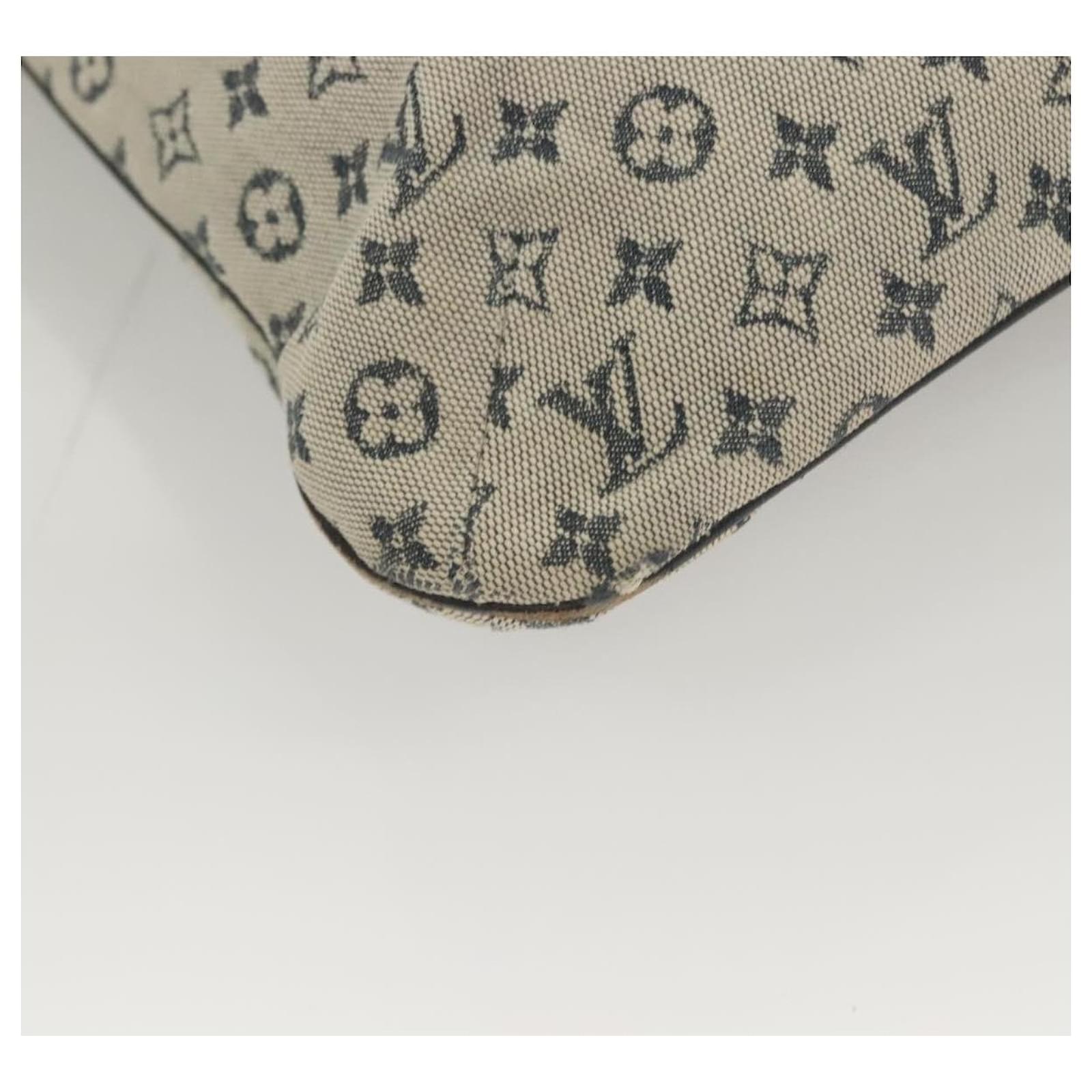 LOUIS VUITTON Monogram Mini Franoise Tote Bag 2way Blue M92208 LV Auth 129802  ref.2352957