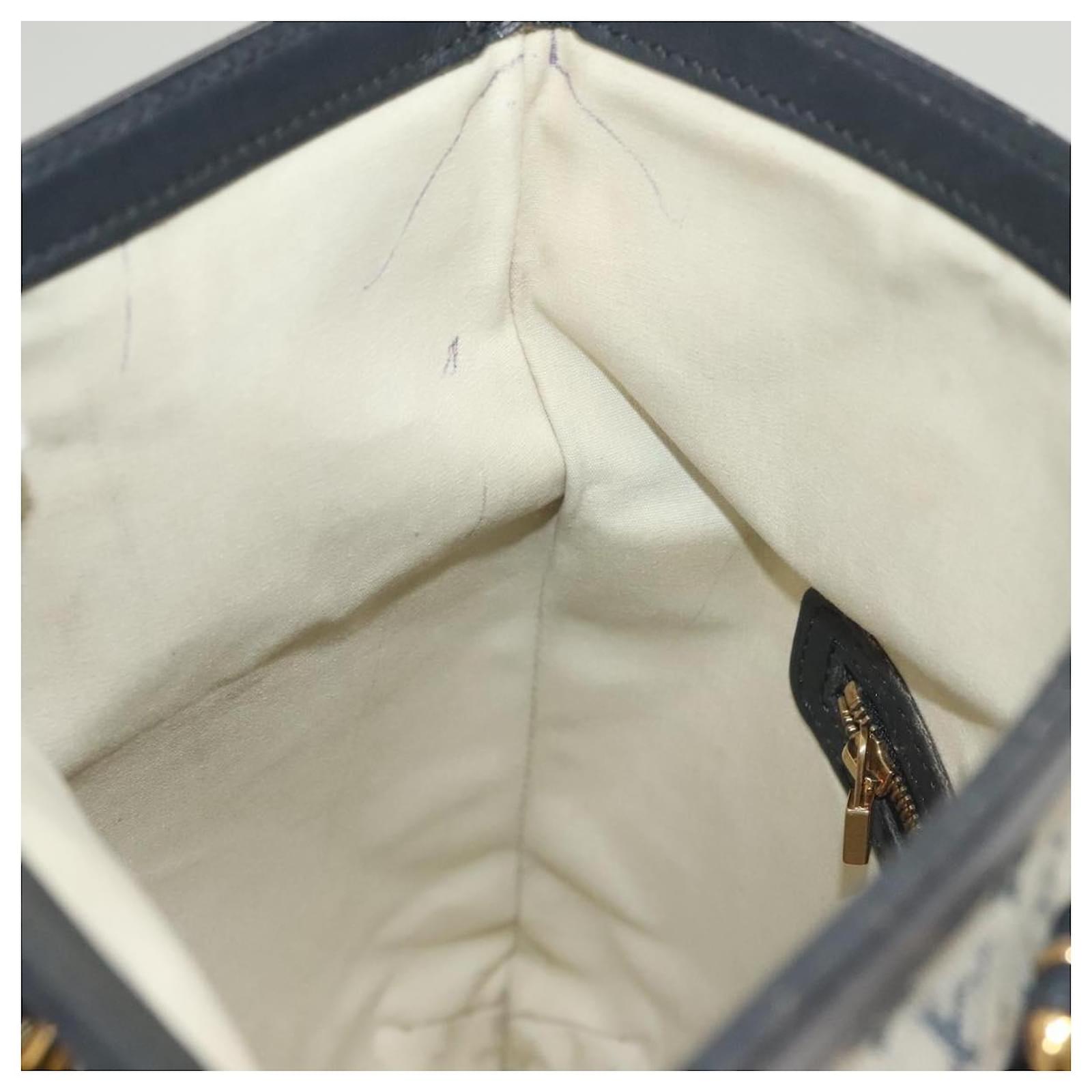 LOUIS VUITTON Monogram Mini Franoise Tote Bag 2way Blue M92208 LV Auth 129802  ref.2352957