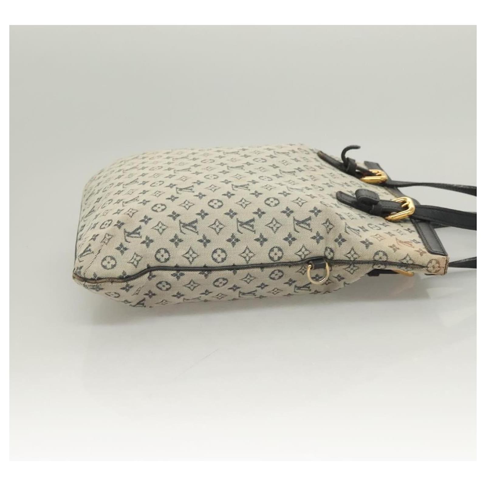 LOUIS VUITTON Monogram Mini Franoise Tote Bag 2way Blue M92208 LV Auth 129802  ref.2352957