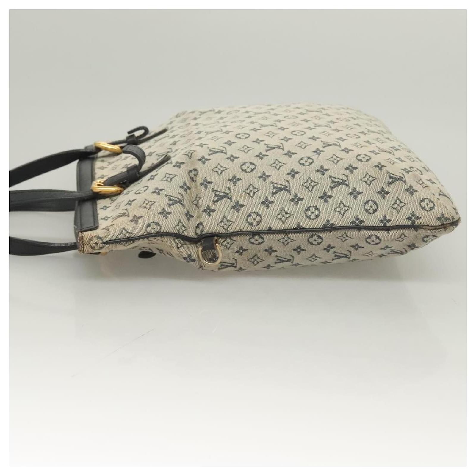 LOUIS VUITTON Monogram Mini Franoise Tote Bag 2way Blue M92208 LV Auth 129802  ref.2352957