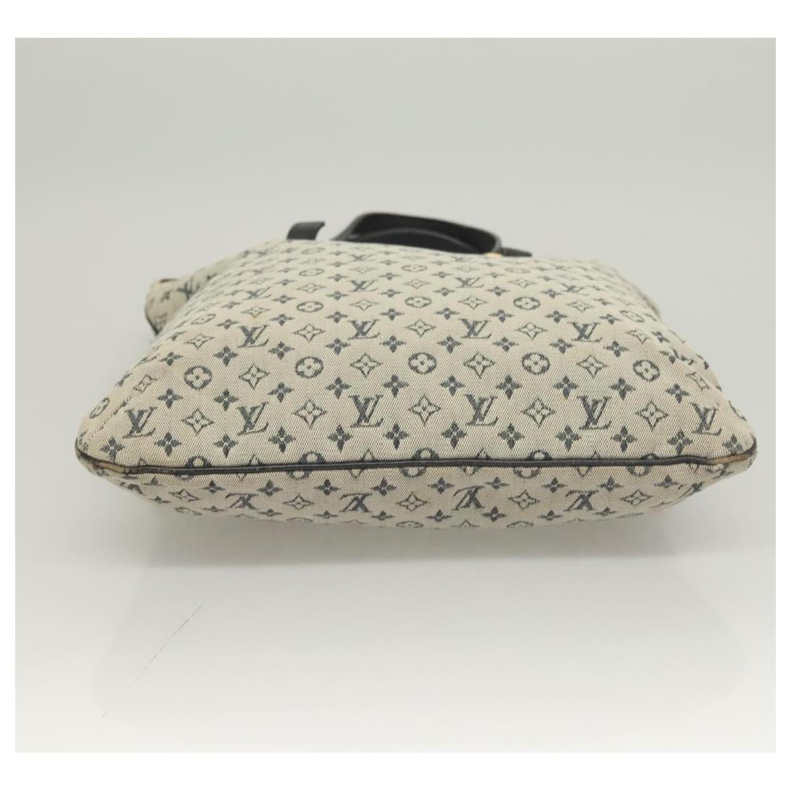 LOUIS VUITTON Monogram Mini Franoise Tote Bag 2way Blue M92208 LV Auth 129802  ref.2352957