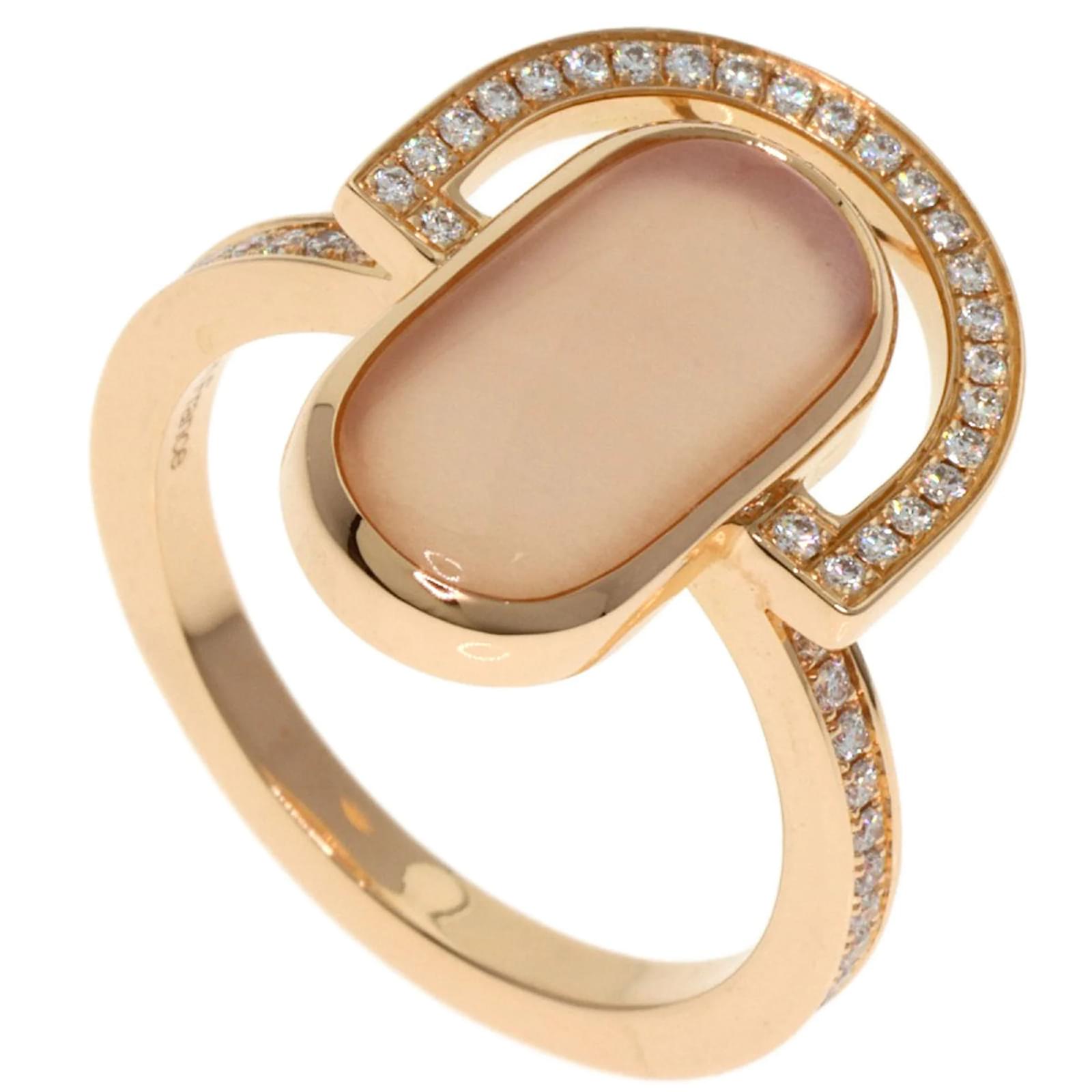 Ring Prix Bague Hermes Bague Hermes Alliance Ariane Pm Or Rose 18k - Main Image