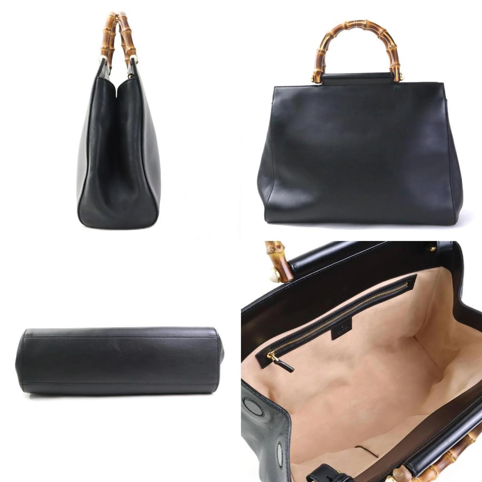 Gucci Black Leather Handbag/Shoulder Bag ref.JC2354446 (Sold