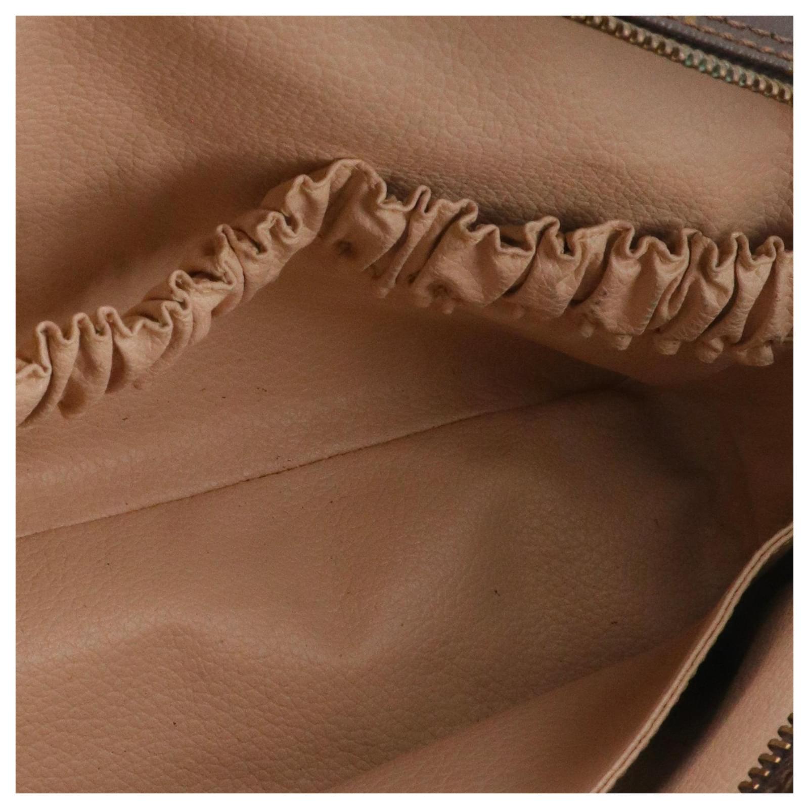 LOUIS VUITTON - Louis Vuitton toiletry bag in vintage coated canvas Brown Cloth  ref.2355053