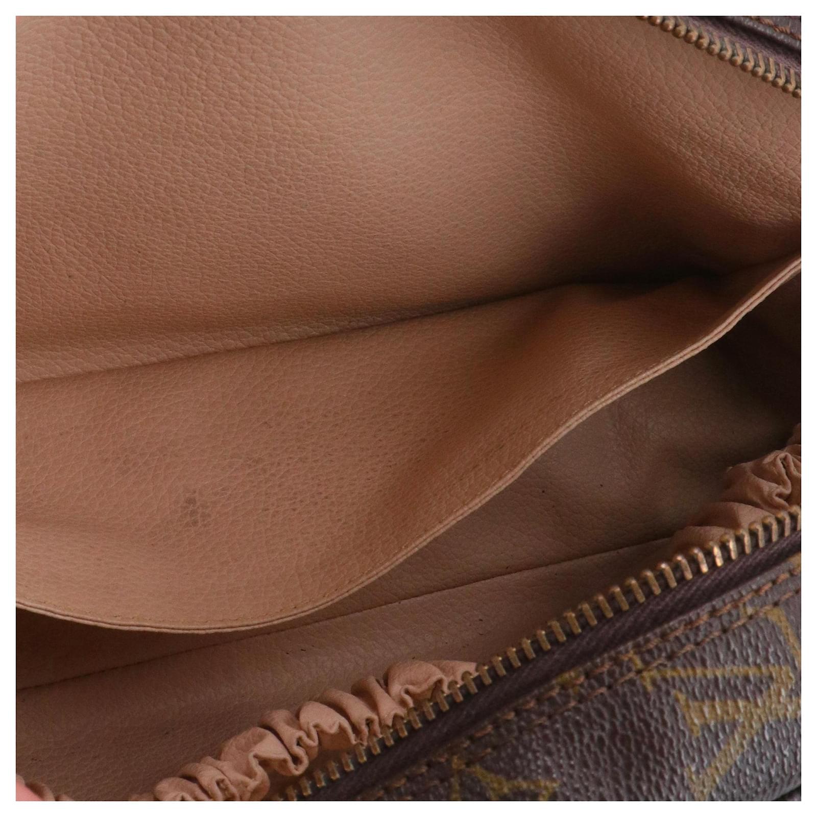 LOUIS VUITTON - Louis Vuitton toiletry bag in vintage coated canvas Brown Cloth  ref.2355053