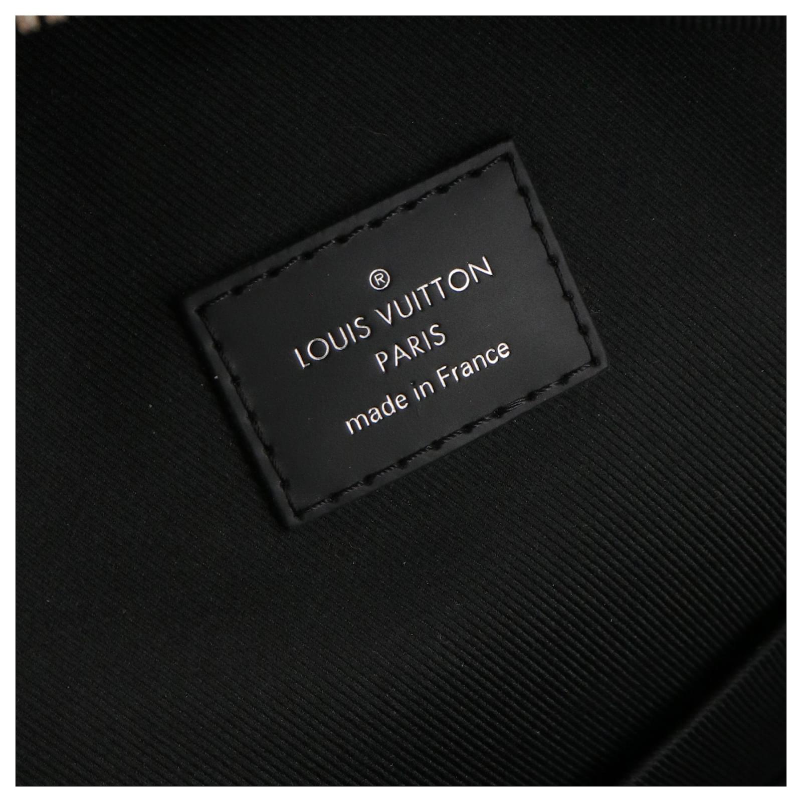 LOUIS VUITTON - Louis Vuitton Josh backpack in graphite checkerboard canvas Black Cloth  ref.2355136