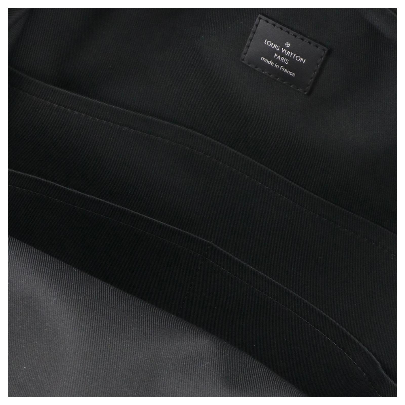 LOUIS VUITTON - Louis Vuitton Josh backpack in graphite checkerboard canvas Black Cloth  ref.2355136