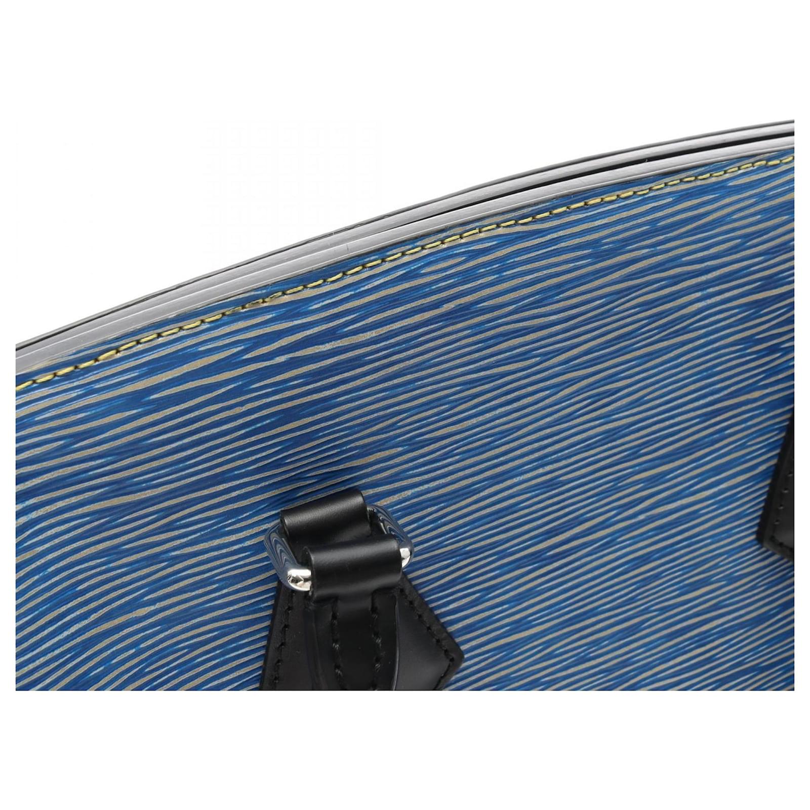 Louis Vuitton Phoenix MM Tote Bag Black Blue Leather  ref.2355864