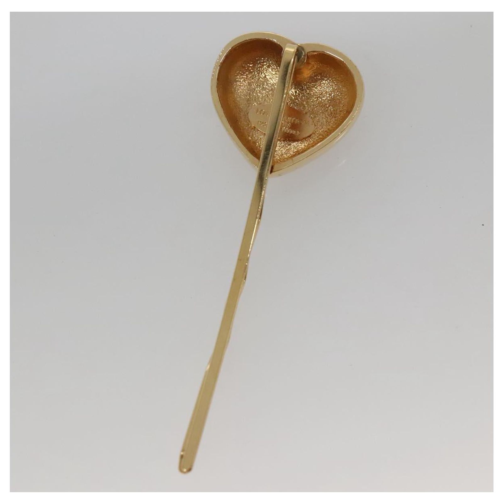 LOUIS VUITTON Kit Bullet Phrases Hair clip metal Gold M92349  display picture 3