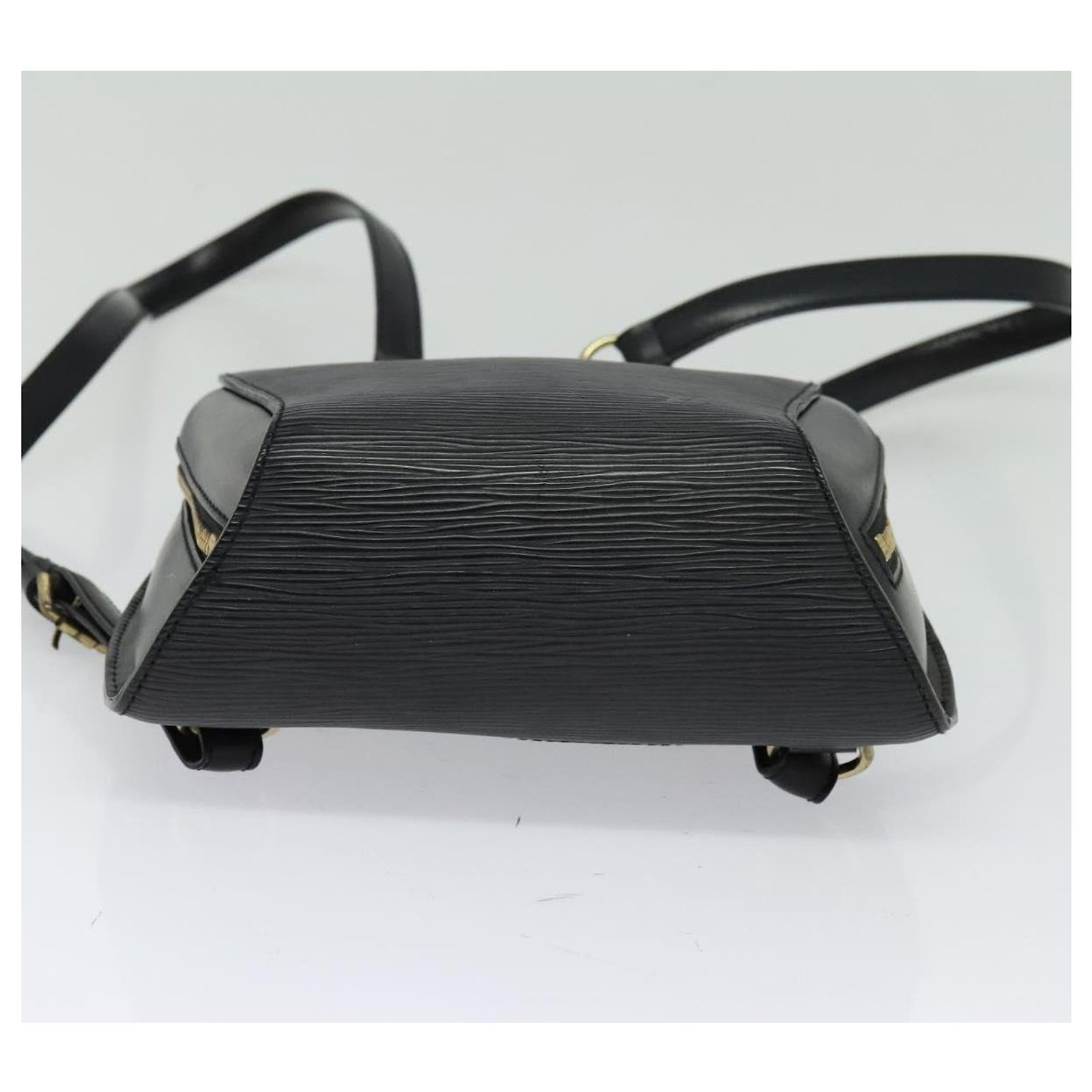 LOUIS VUITTON Epi Mabillon Backpack Black M52232 LV Auth  display picture 2
