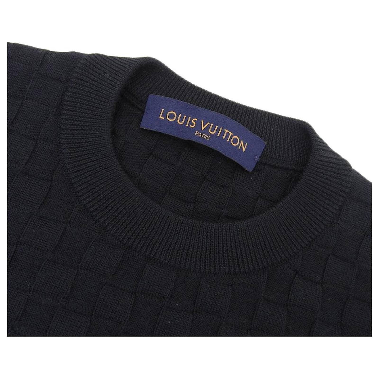 Louis Vuitton Damier Pullover Damier Jacquard Cotton Pullover - Discontinued Product | LOUIS VUITTON