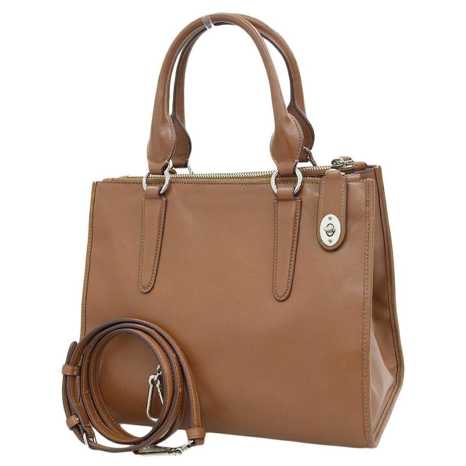 COACH◇クロスビー キャリーオール スムースレザー/トートバッグ