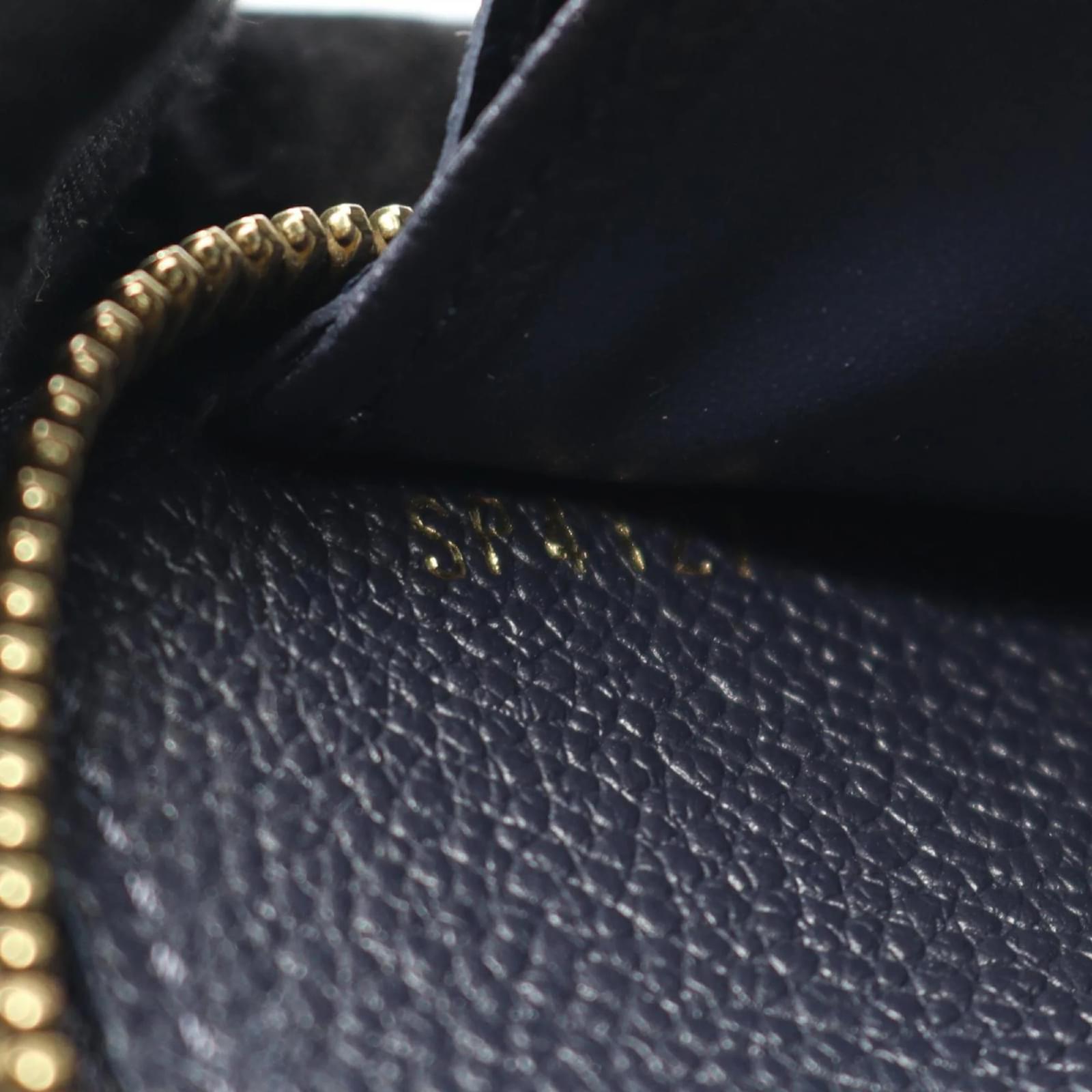 Louis Vuitton Zippy Wallet Red Navy blue Leather  ref.2359067