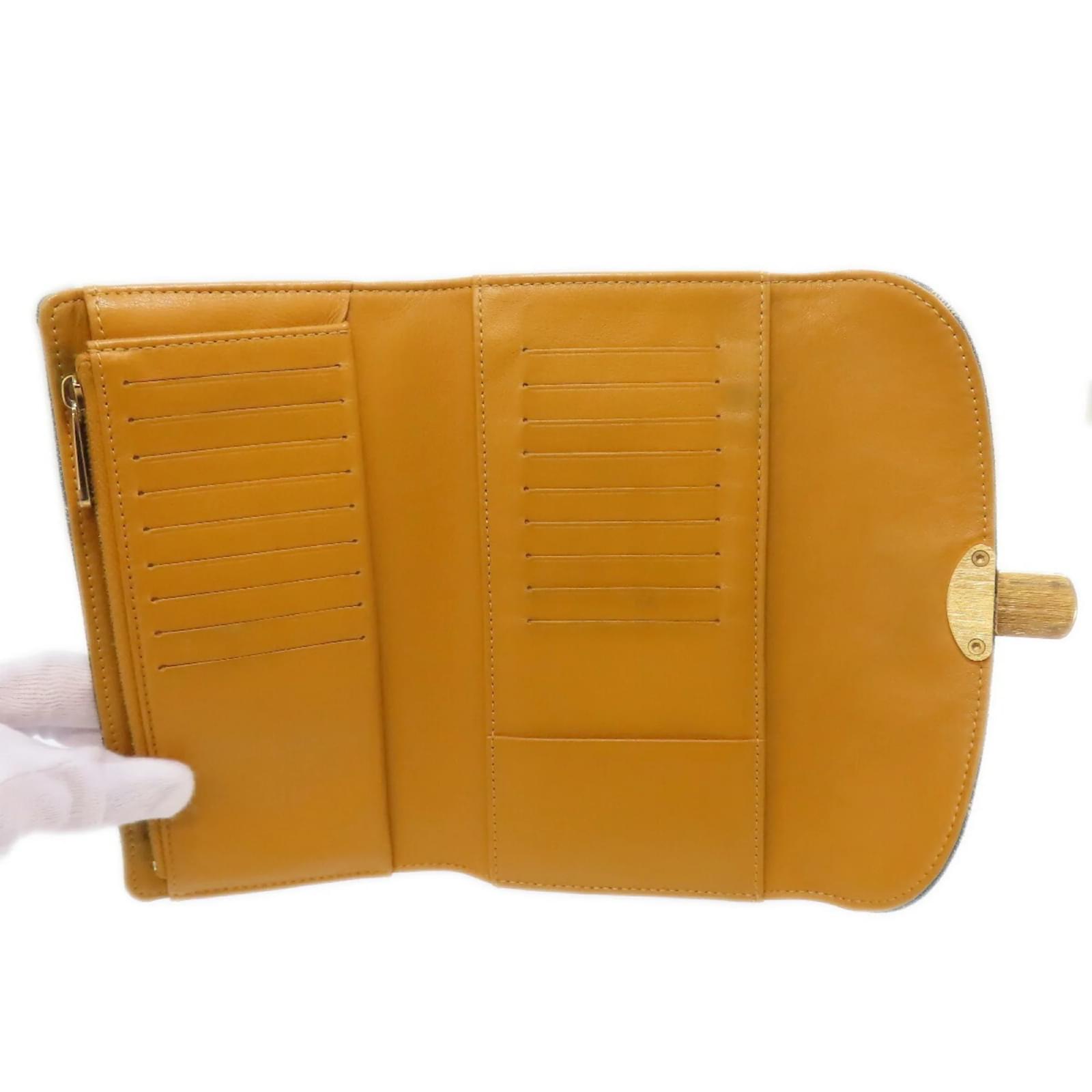 Louis Vuitton Portefeuille Amelia Long Wallet Blue Denim  ref.2360573