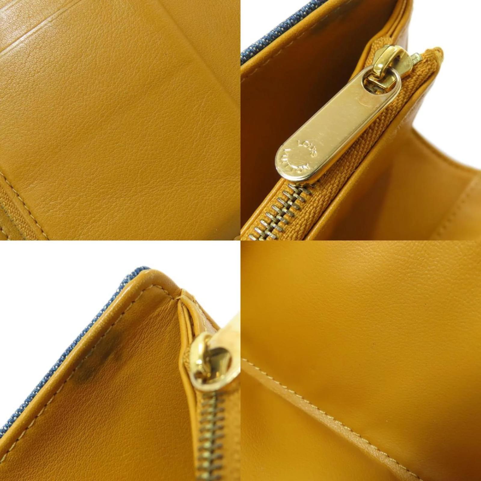 Louis Vuitton Portefeuille Amelia Long Wallet Blue Denim  ref.2360573