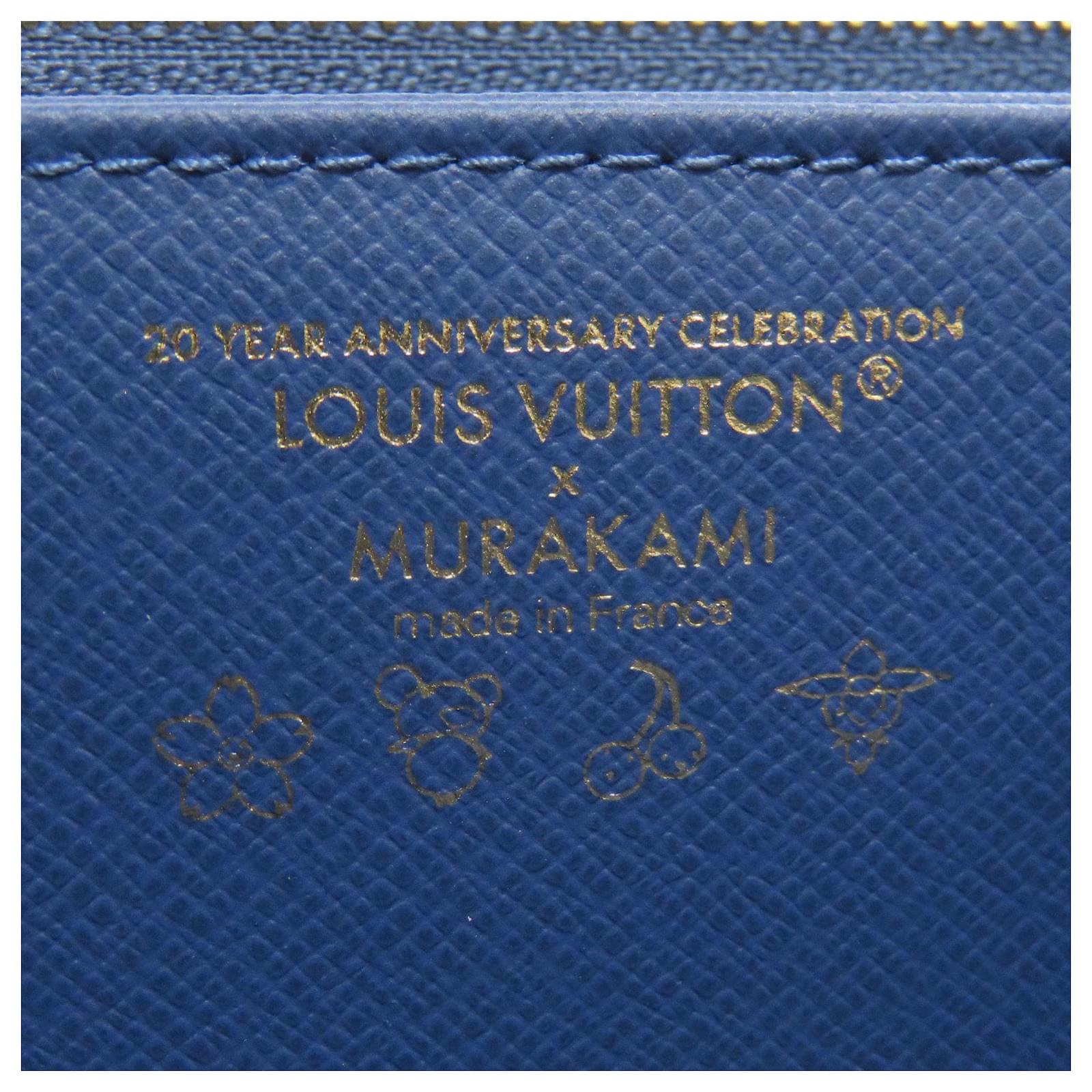 Louis Vuitton Monogram Denim Long Wallet Blue  ref.2360595