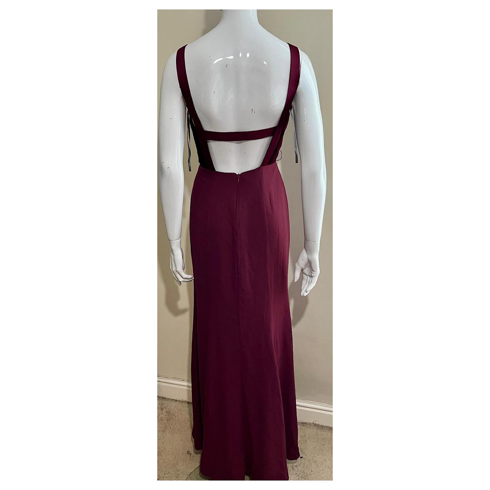 formal brown dresses for women Daphne Stunning Corset High Slit Satin Formal Dresses, Burnt Orange main image 0