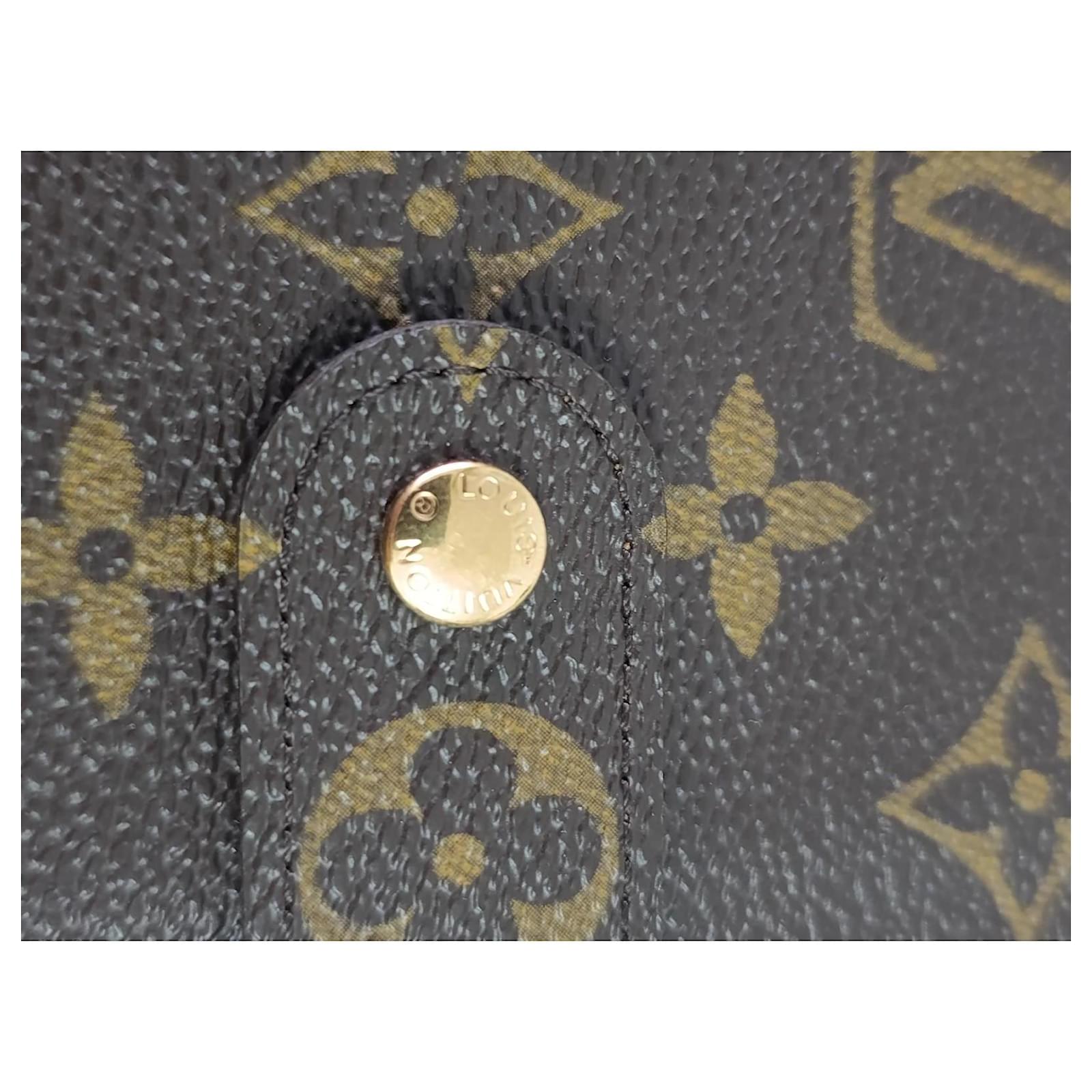 Bedford Louis Vuitton Bi-Fold Wallet Dark brown Patent leather  ref.2364541