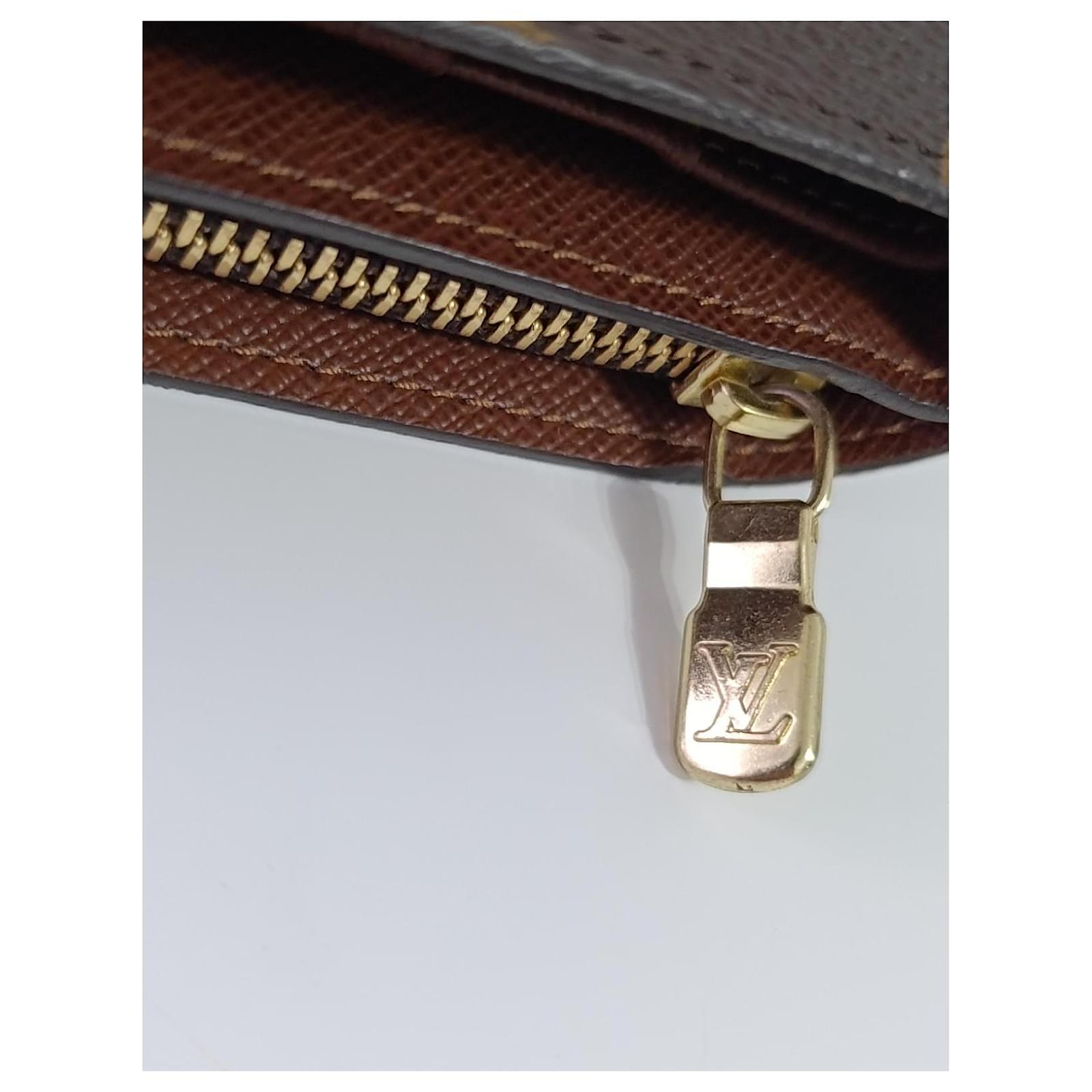 Bedford Louis Vuitton Bi-Fold Wallet Dark brown Patent leather  ref.2364541