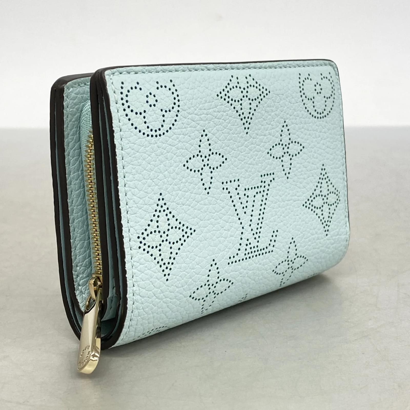 Louis Vuitton Mahina Portefeuille Wallet Blue  ref.2365190