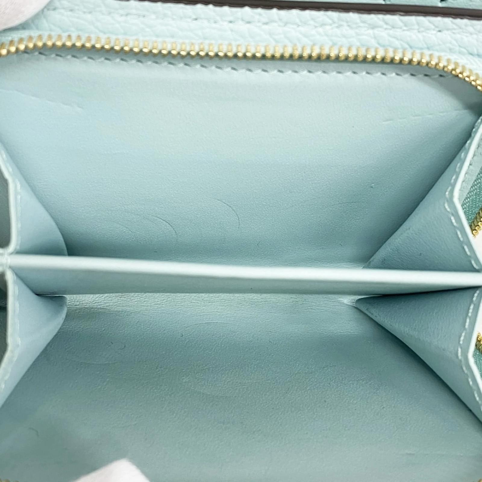 Louis Vuitton Mahina Portefeuille Wallet Blue  ref.2365190