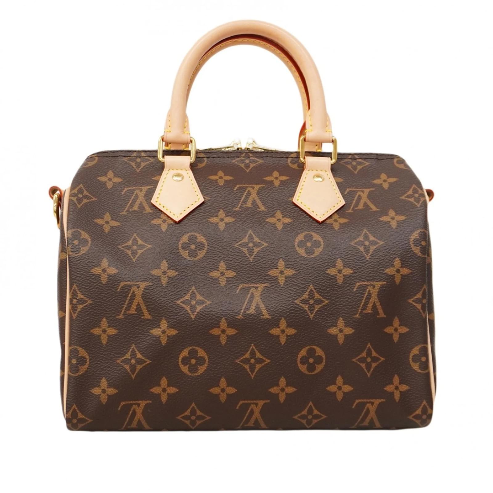 Louis Vuitton Monogram Speedy Bandouliere 25 Handbag Brown ref