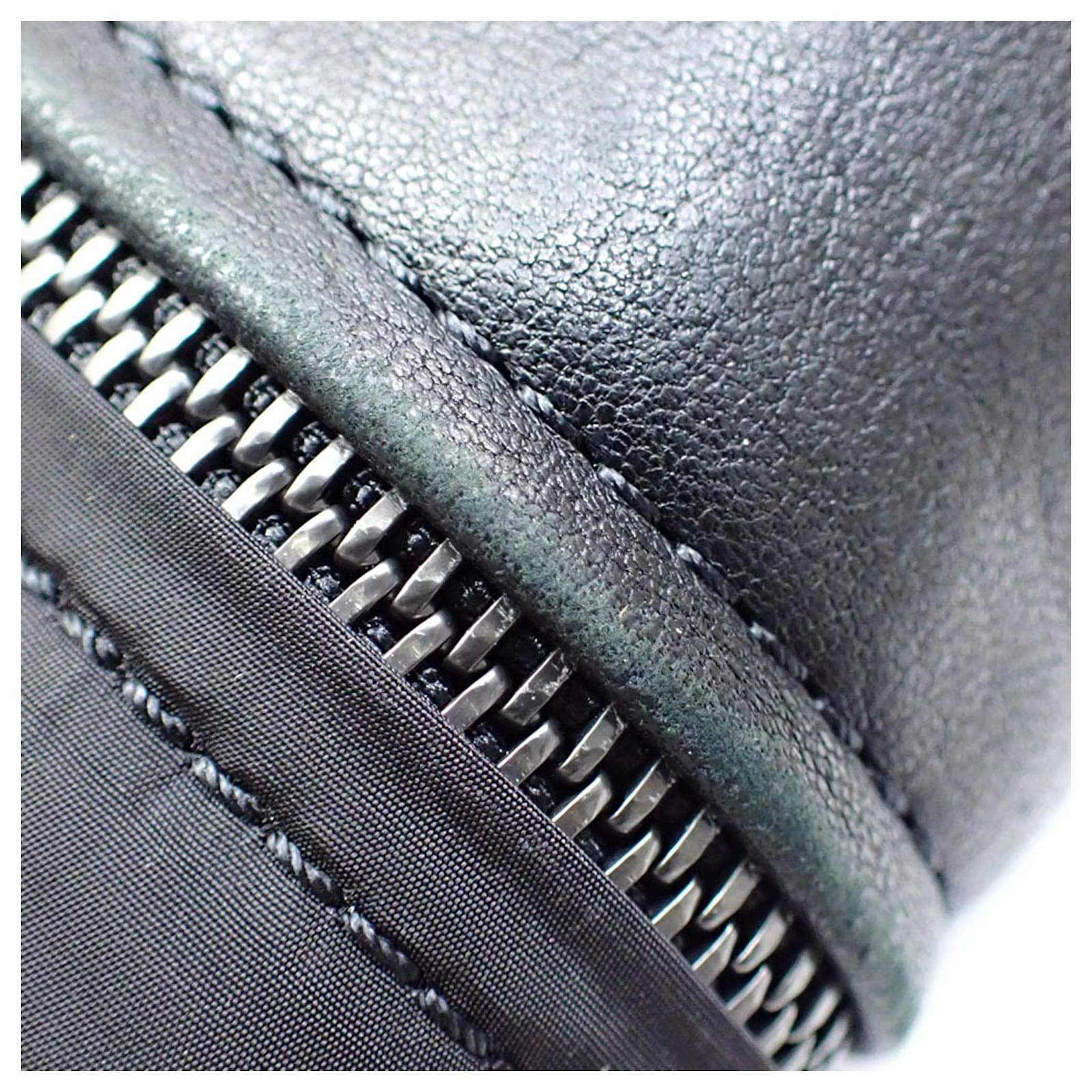 Jimmy Choo Balfour Tote Bag Black Leather Nylon ref.2367077
