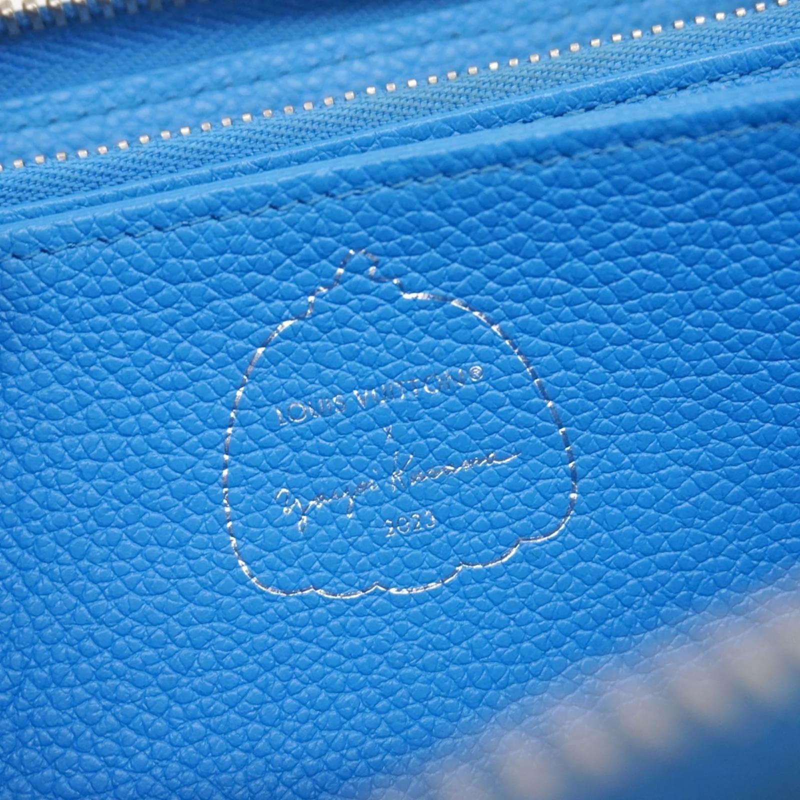 Louis Vuitton Monogram Empreinte Zippy Wallet Blue  ref.2370332