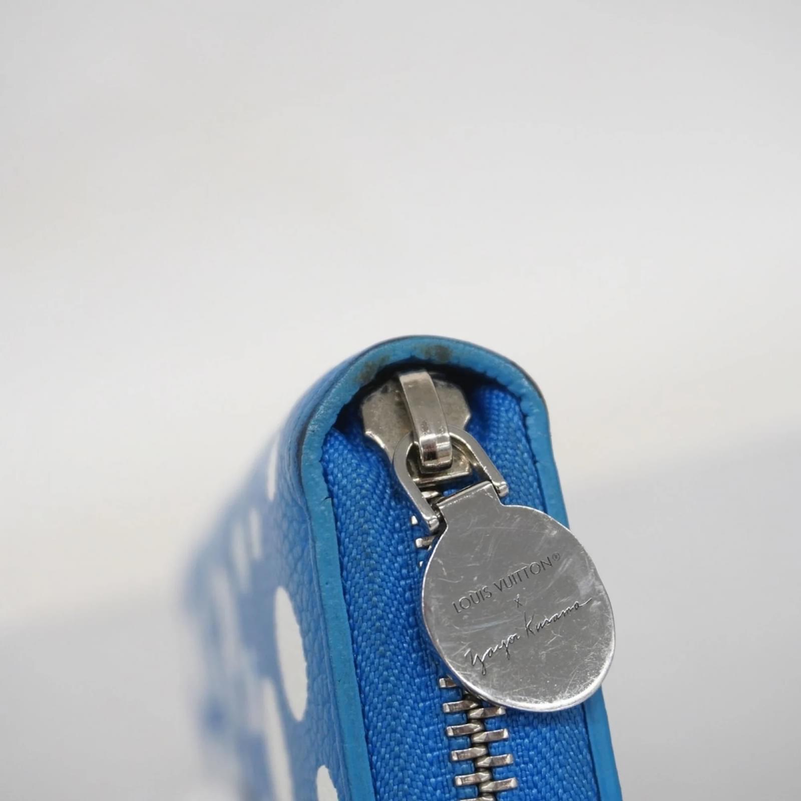 Louis Vuitton Monogram Empreinte Zippy Wallet Blue  ref.2370332