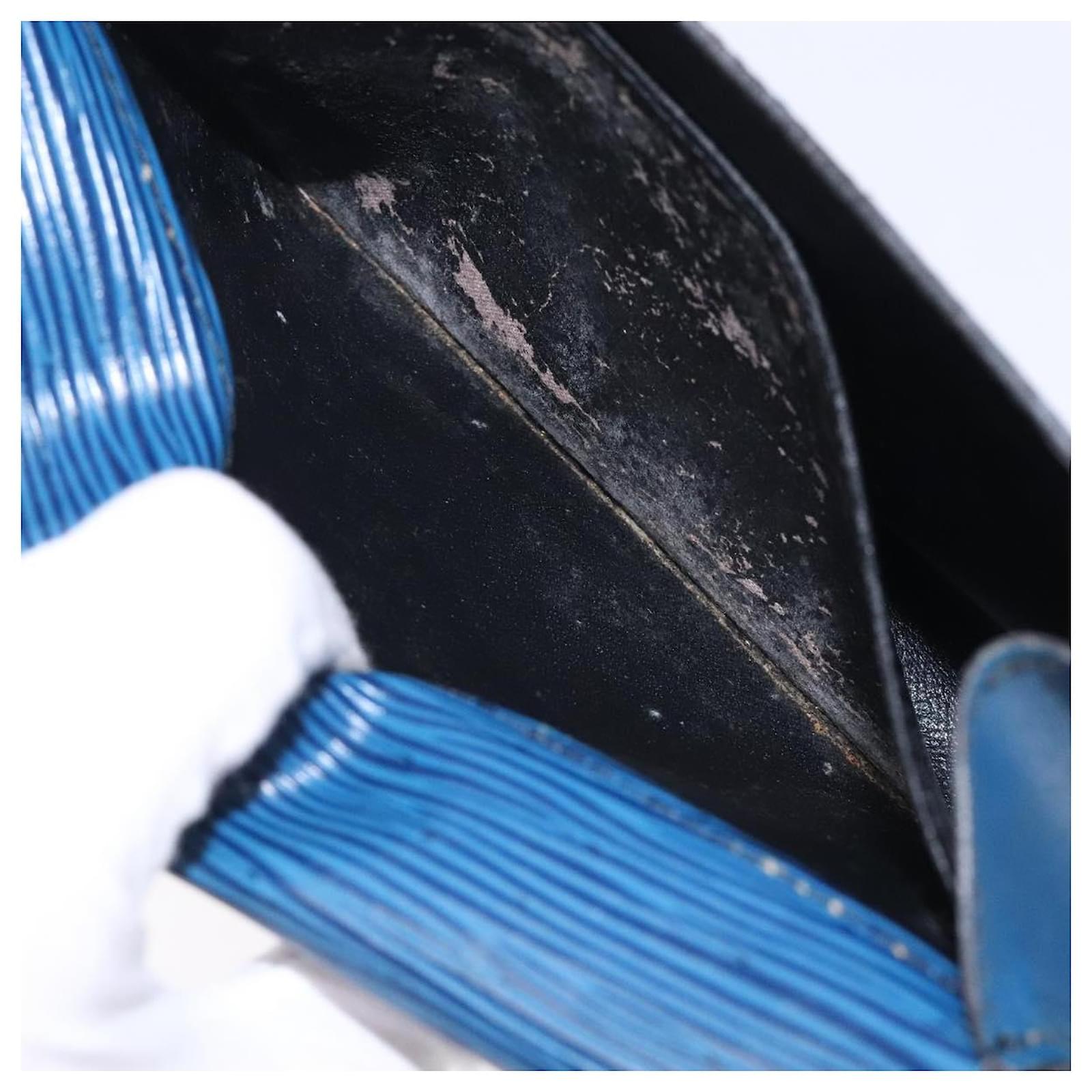 LOUIS VUITTON Epi Art Deco Clutch Bag Blue M52635 LV Auth bs27963 Leather  ref.2370517