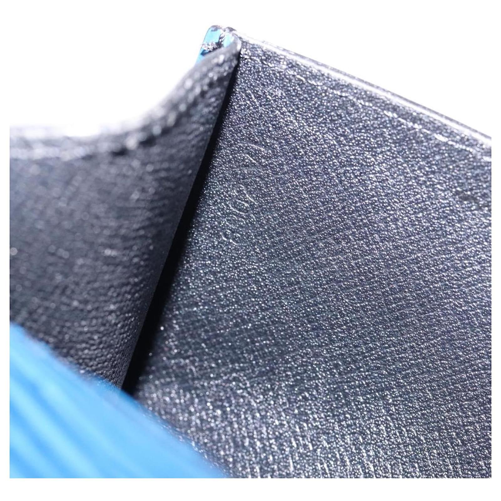 LOUIS VUITTON Epi Art Deco Clutch Bag Blue M52635 LV Auth bs27963 Leather  ref.2370517