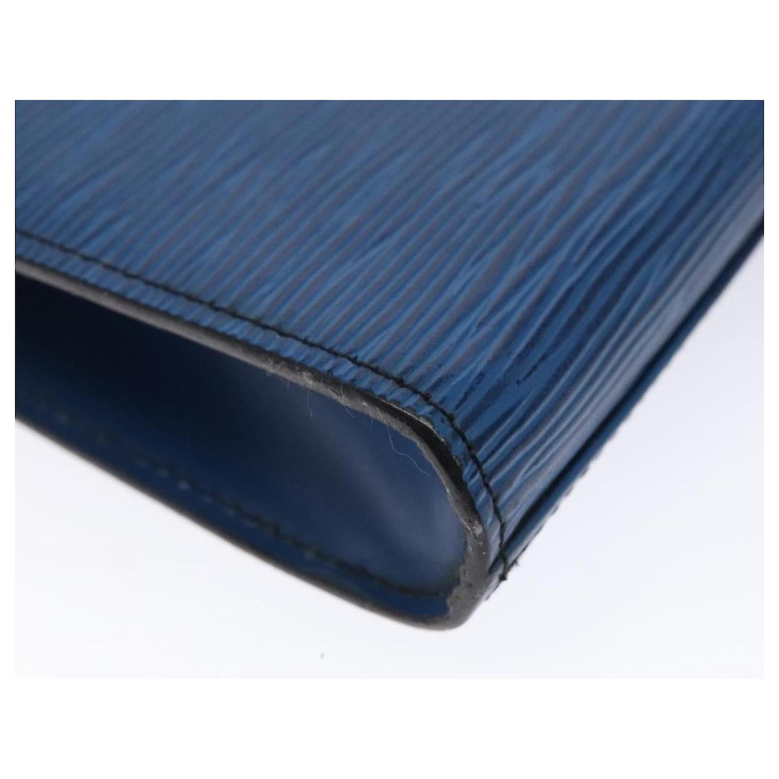 LOUIS VUITTON Epi Art Deco Clutch Bag Blue M52635 LV Auth bs27963 Leather  ref.2370517